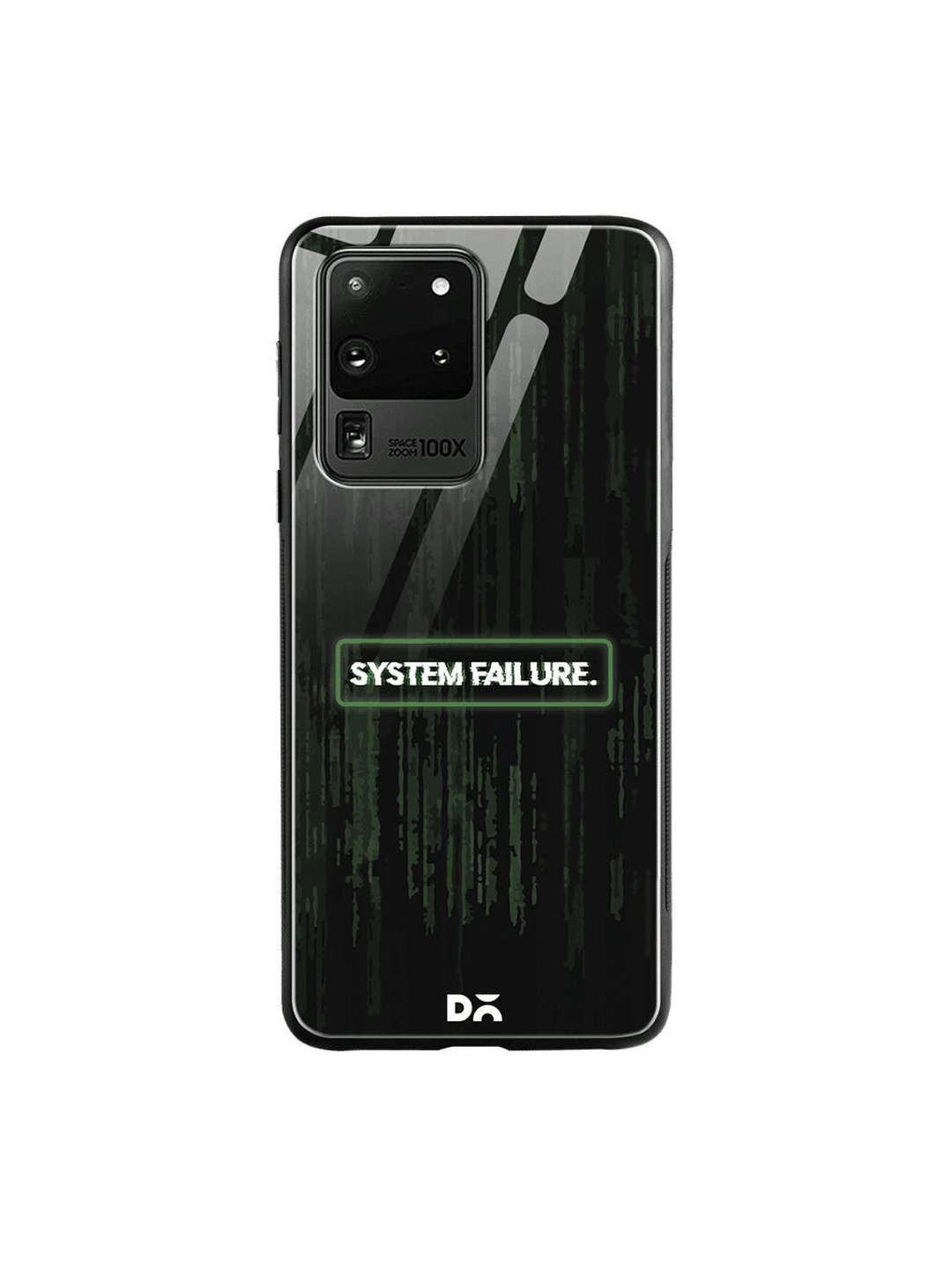 

DailyObjects Black & White System Failure Samsung Galaxy S20 Ultra Shock Absorbent Glass Case
