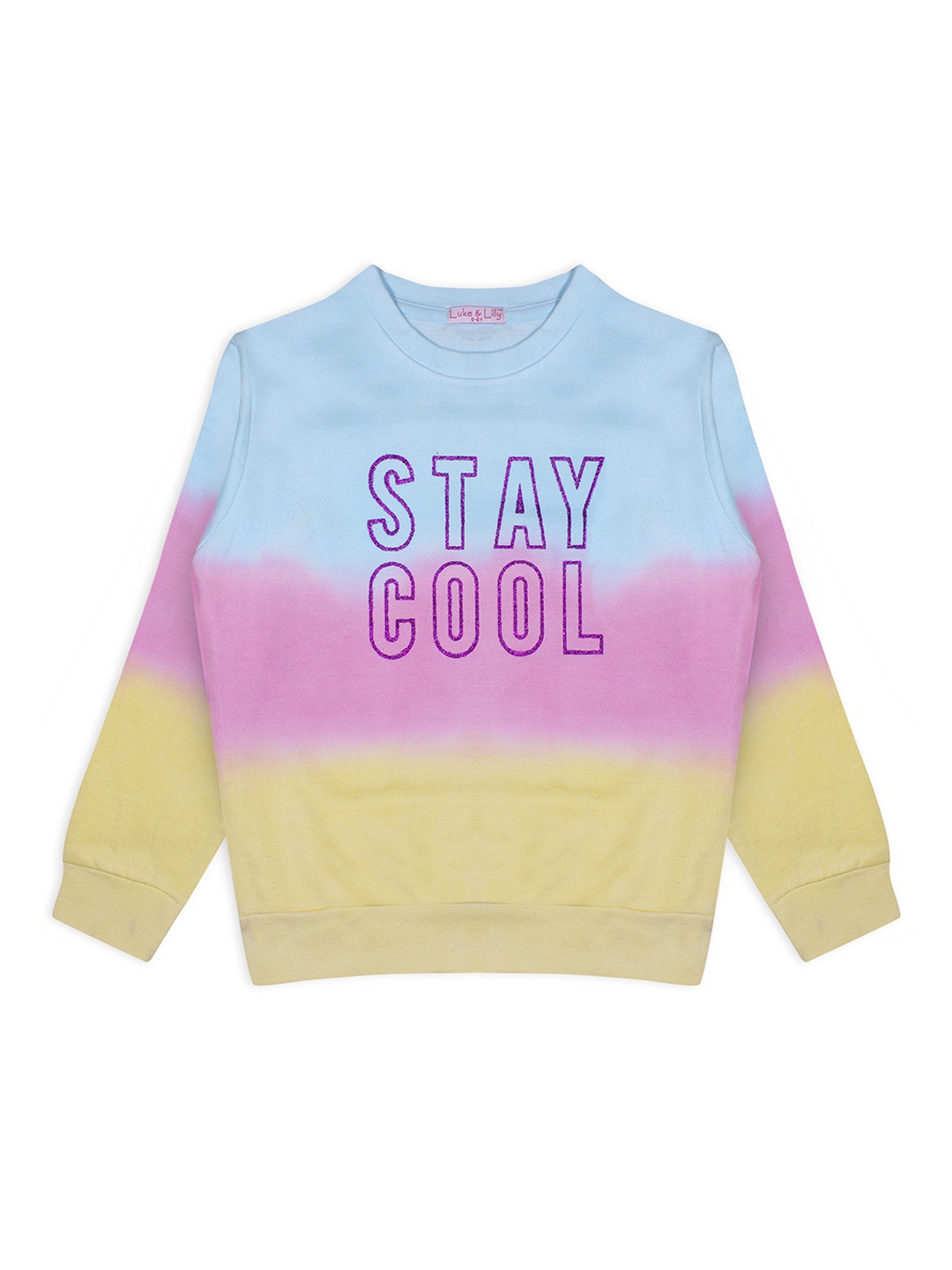 

Luke & Lilly Boys Pink & Blue Colourblocked Sweatshirt