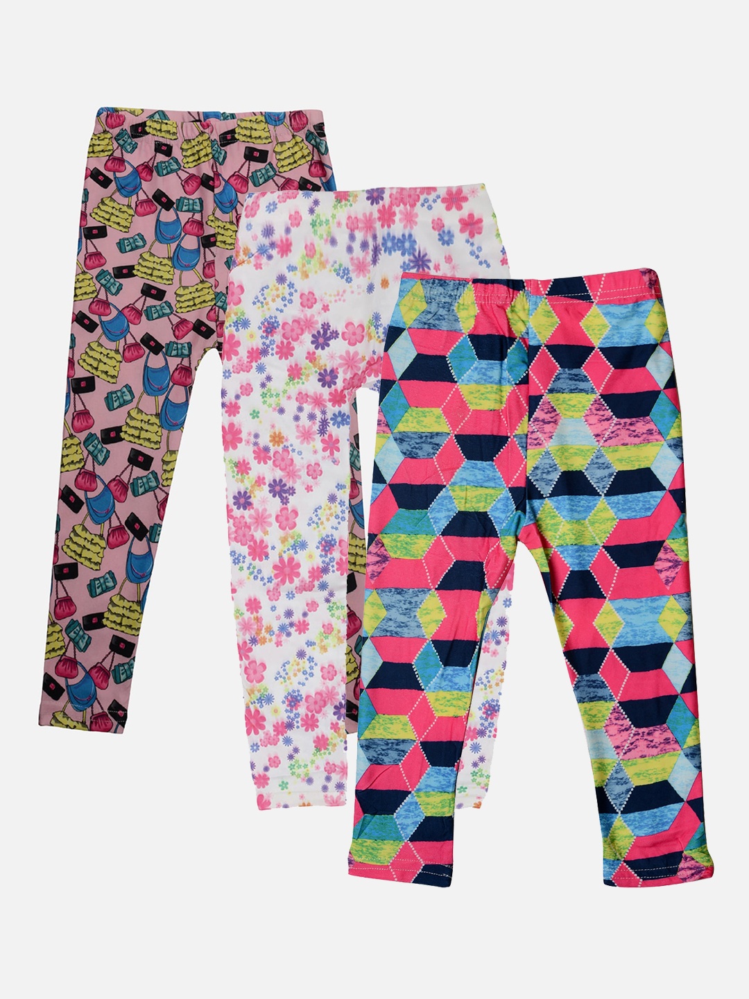 

TINY HUG Girls Pack Of 3 Assorted Tights