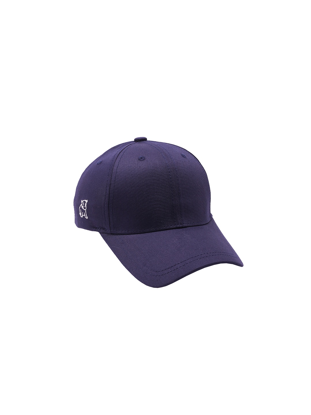 

Cap Shap Unisex Navy Blue Solid Baseball Cap