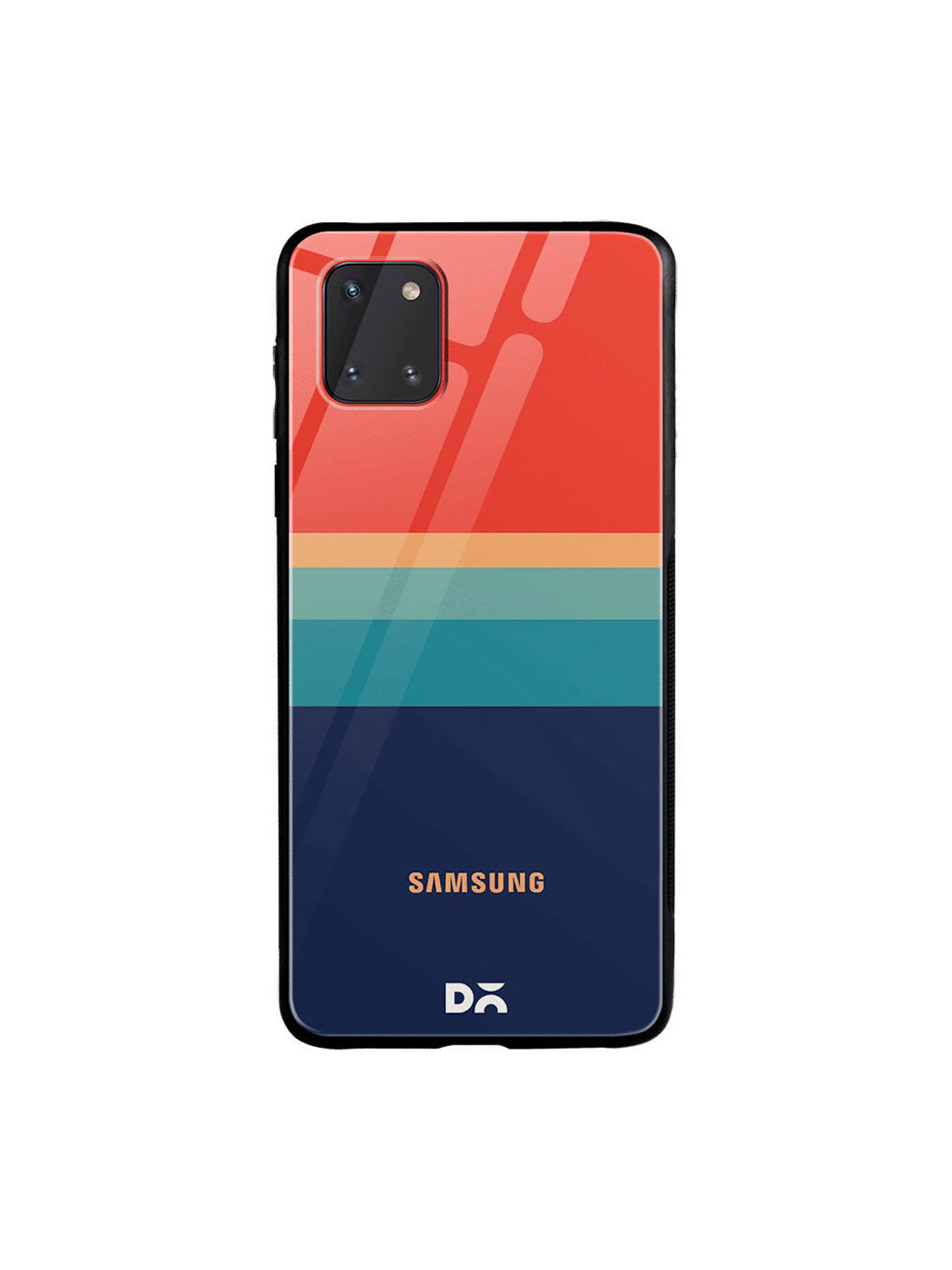 

DailyObjects Blue & Red Samsung Galaxy Note 10 Lite Glass Case Cover