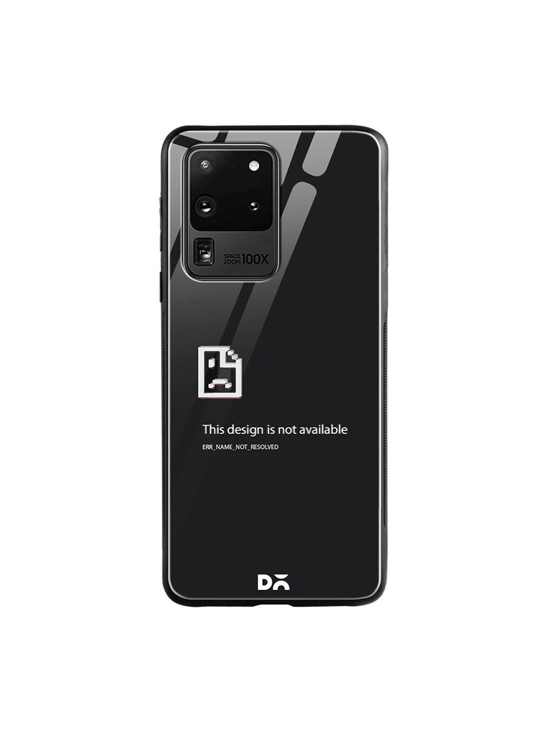 

DailyObjects Black & White Wallpaper Unavailable Samsung Galaxy S20 Ultra Shock Absorbent Glass Case