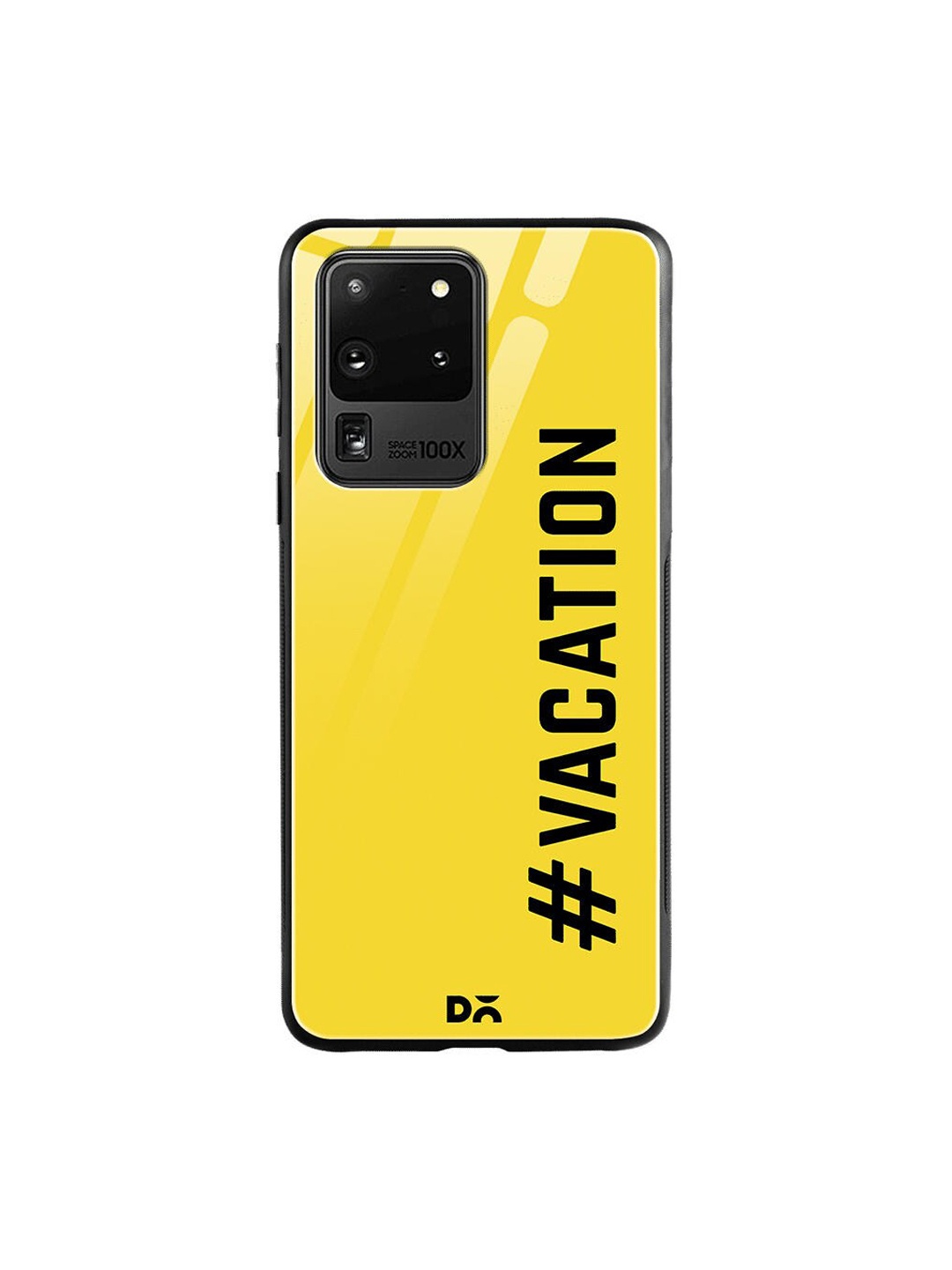 

DailyObjects Yellow & Black Vacationing Samsung Galaxy S20 Ultra Shock Absorbent Glass Case