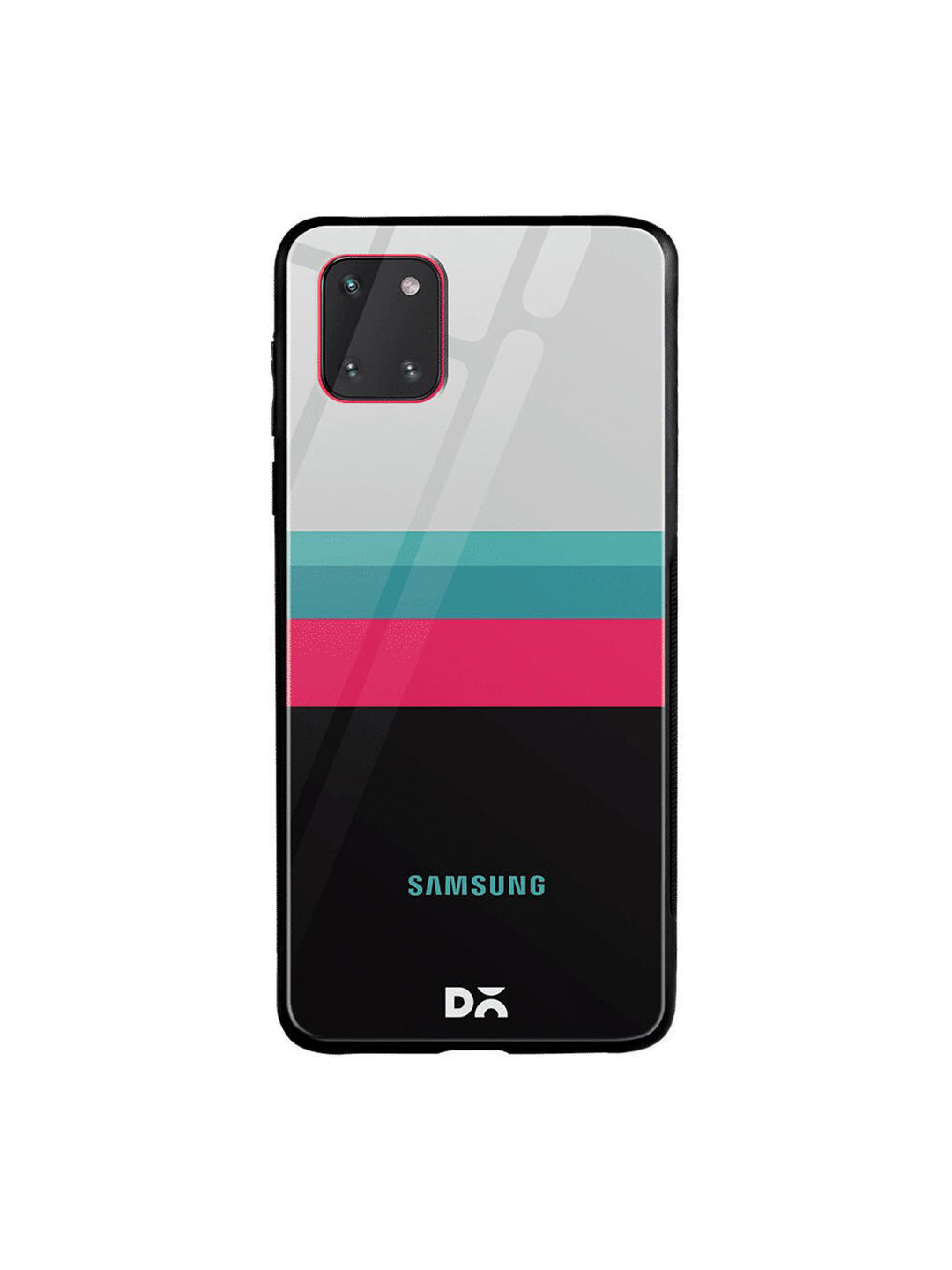 

DailyObjects Black & White Colourblocked Samsung Galaxy Note 10 Lite Shock Absorbent Glass Case