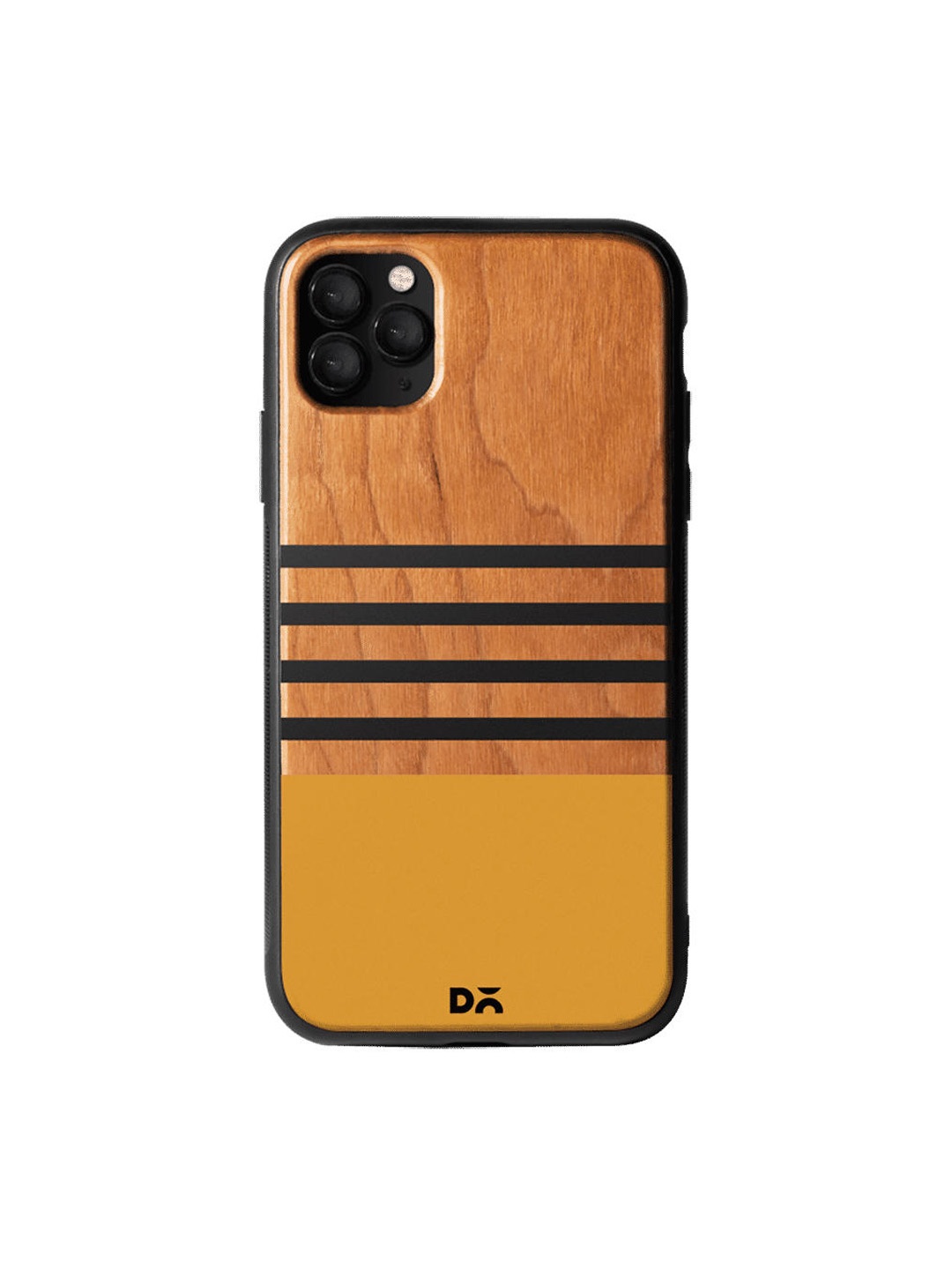 

DailyObjects Brown & Mustard Yellow Horizontal Wooden iPhone 11 Pro Max Case