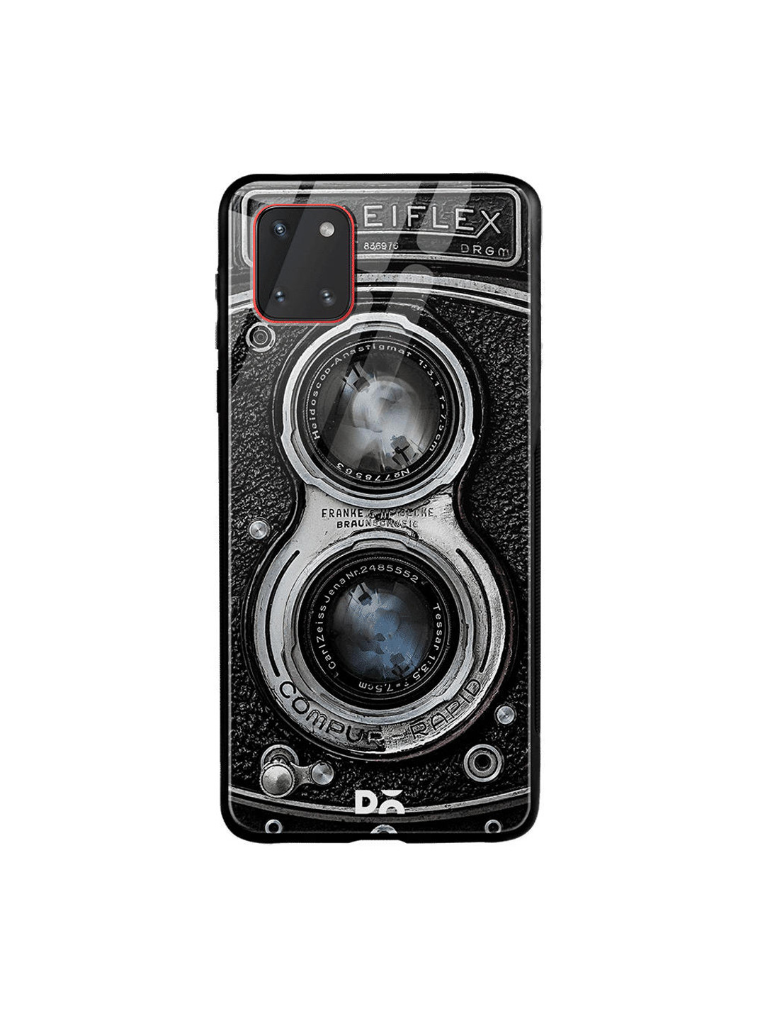 

DailyObjects Black & Grey Flex Camera Samsung Galaxy Note 10 Lite Shock Absorbent Glass Case