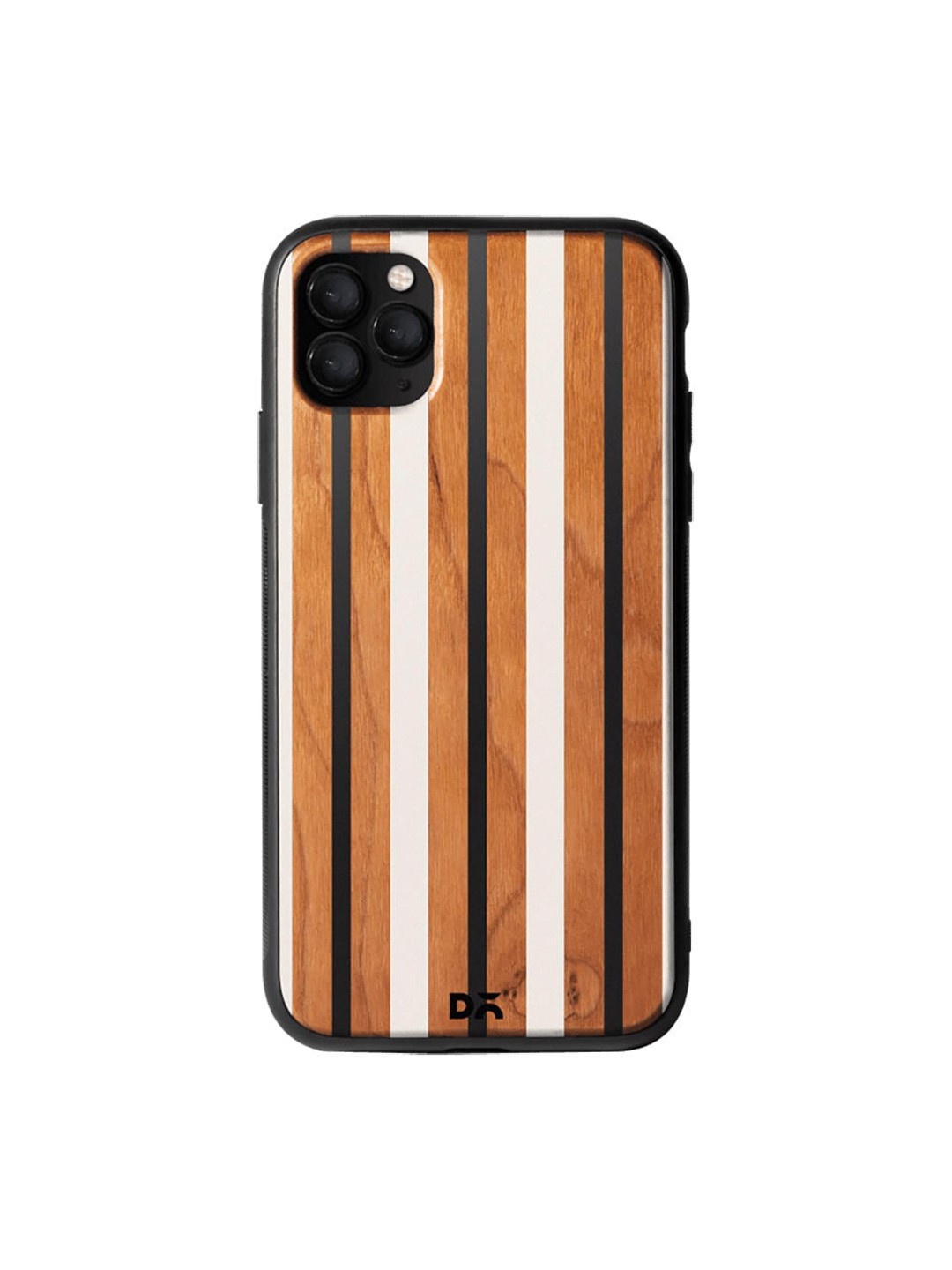 

DailyObjects Brown & White Prison Stripes Wooden iPhone 11 Pro Case