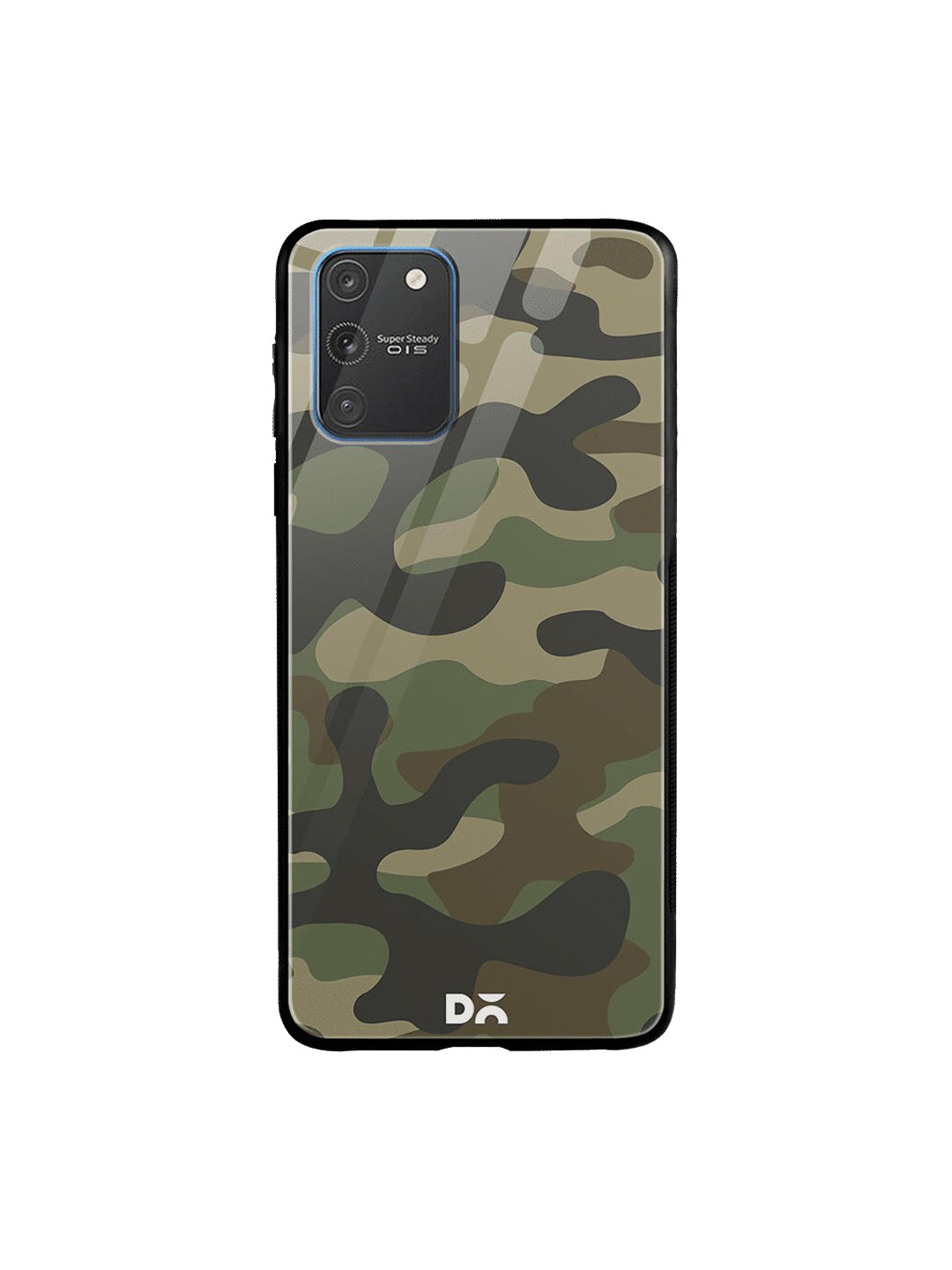 

DailyObjects Brown & Grey Camouflage Samsung Galaxy S10 Lite Shock Absorbent Glass Case