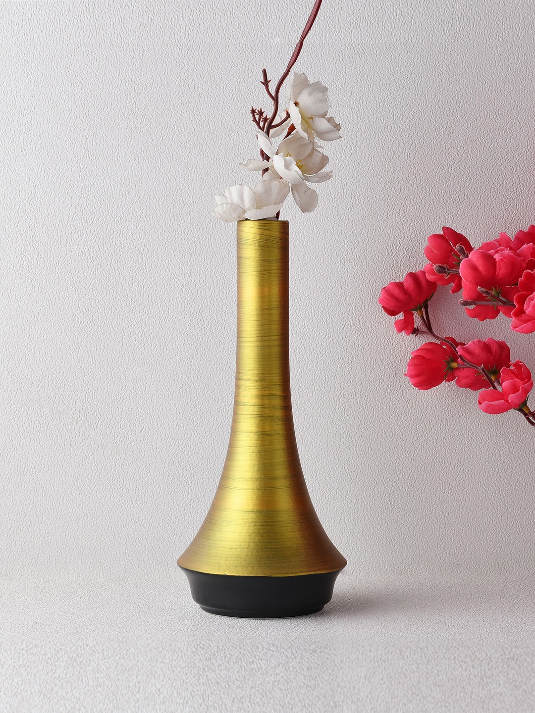 

Ariane Gold-Toned & Black Kama Porcelain Flower Vase