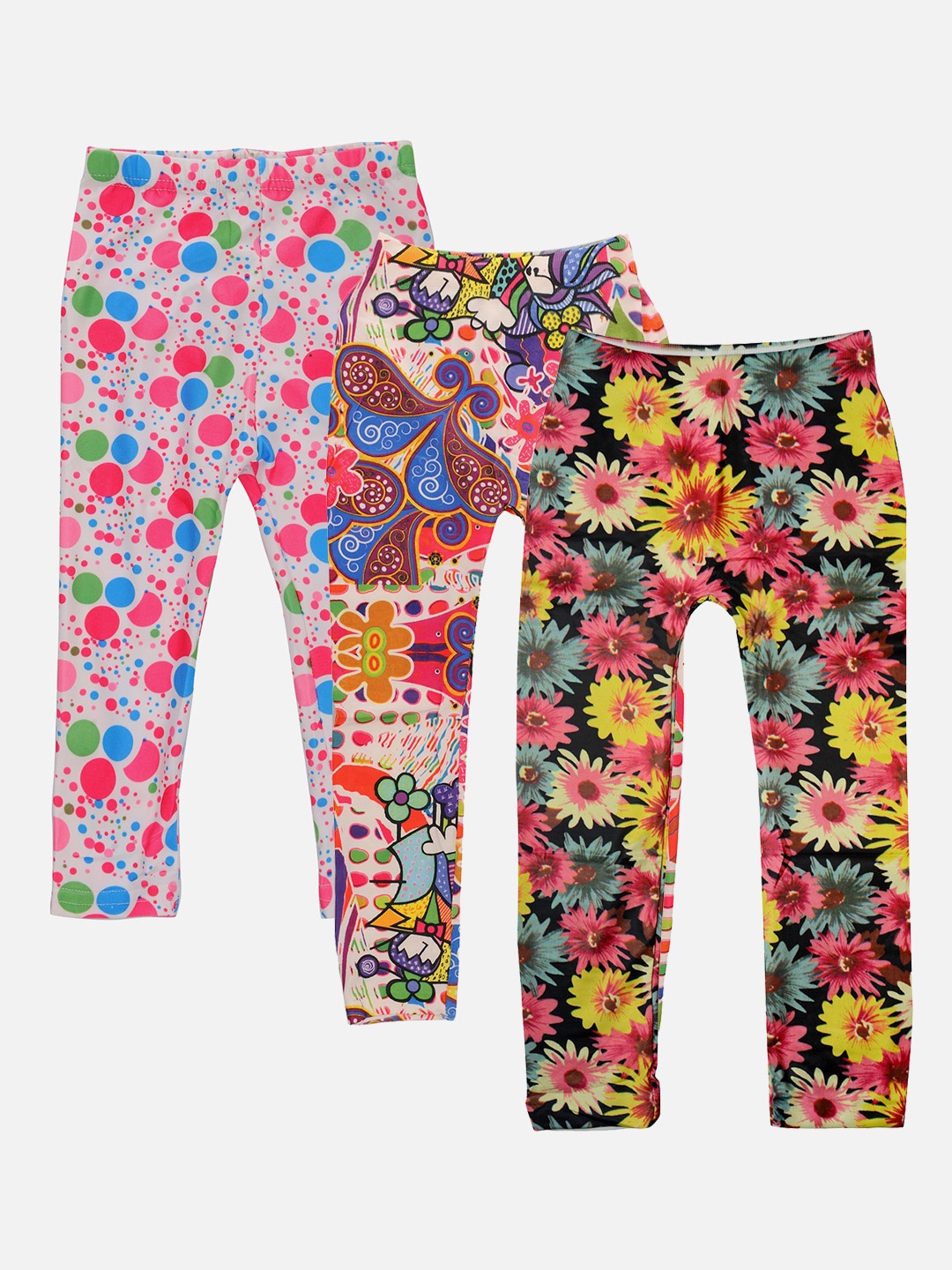 

TINY HUG Girls Pack Of 3 Assorted Tights