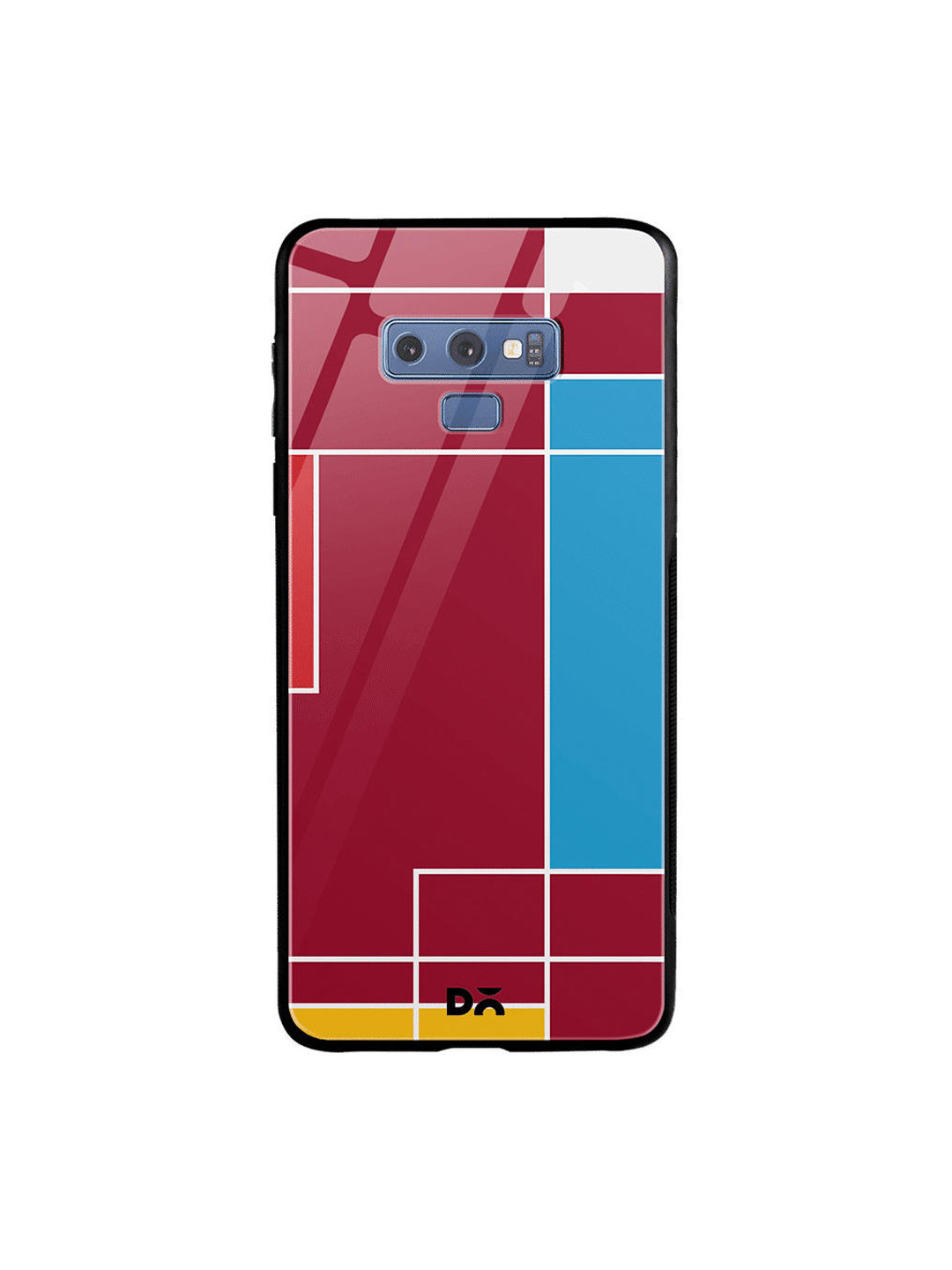 

DailyObjects Red & Blue Brick Blocks Samsung Galaxy Note 9 Shock Absorbent Glass Case