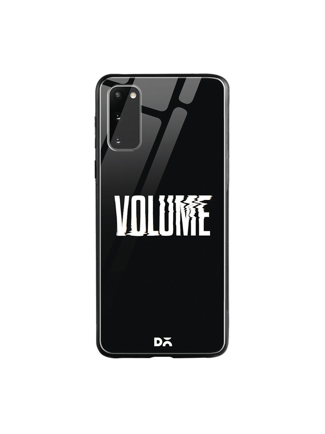 

DailyObjects Black & White Max Volume Samsung Galaxy S20 Shock Absorbent Glass Case