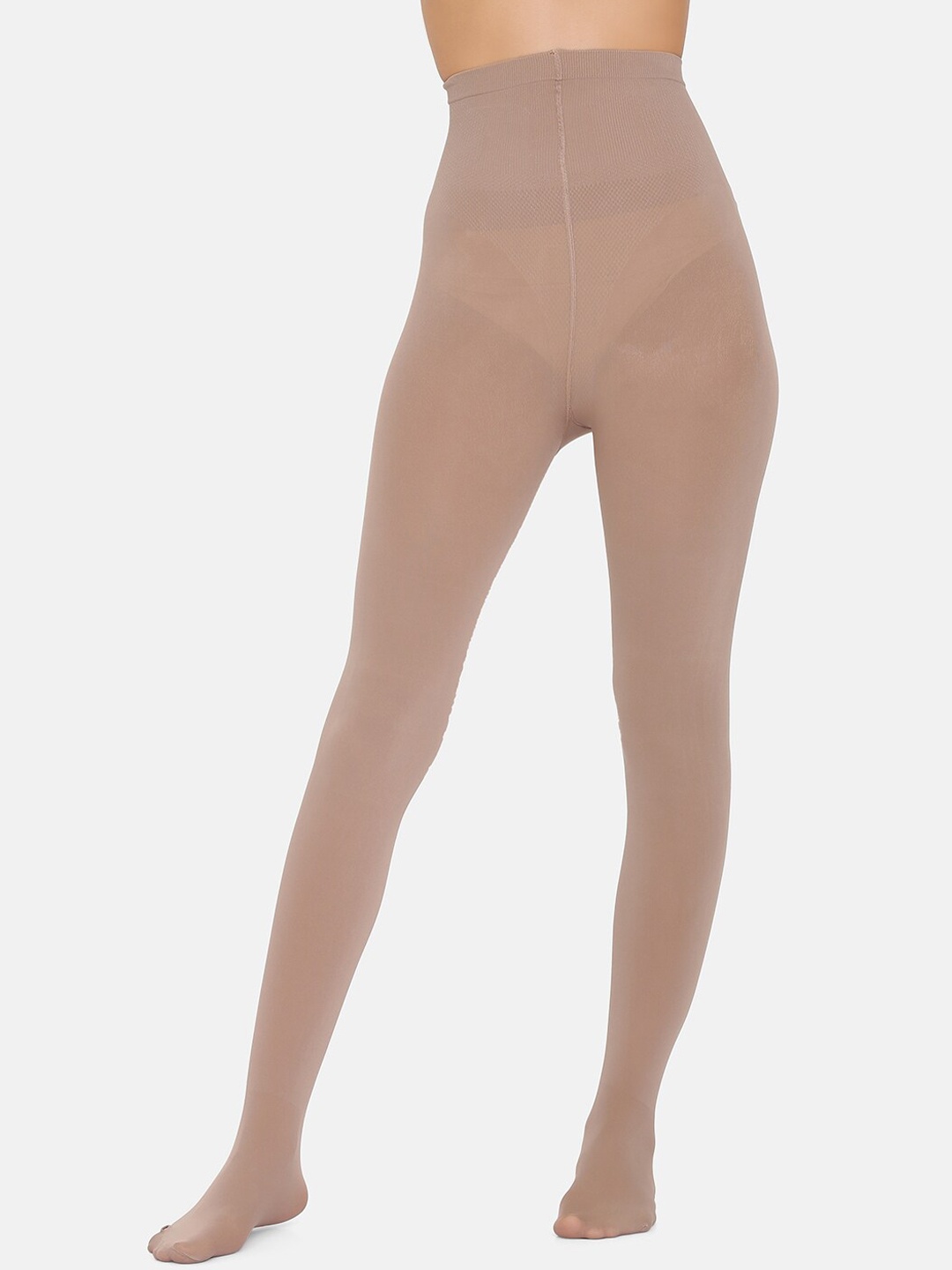 

Da Intimo Women Beige Solid Shapewear Integrated Stockings DSS-05