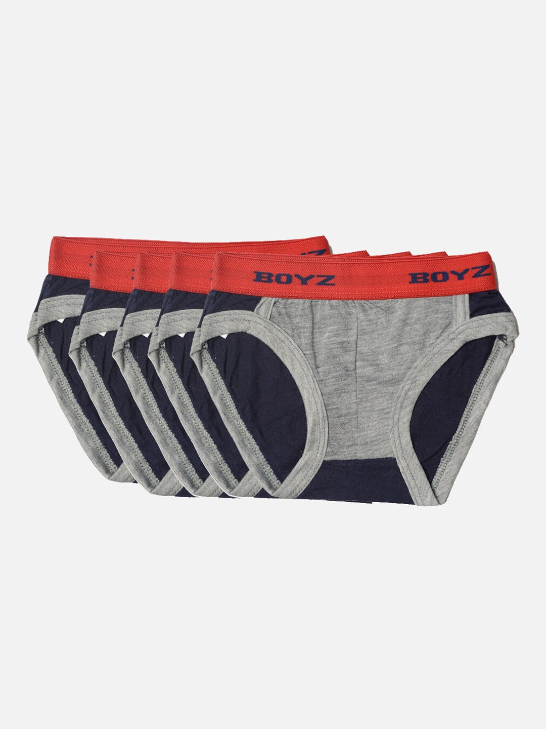 

TINY HUG Infant Boys Pack Of 5 Assorted Basic Briefs