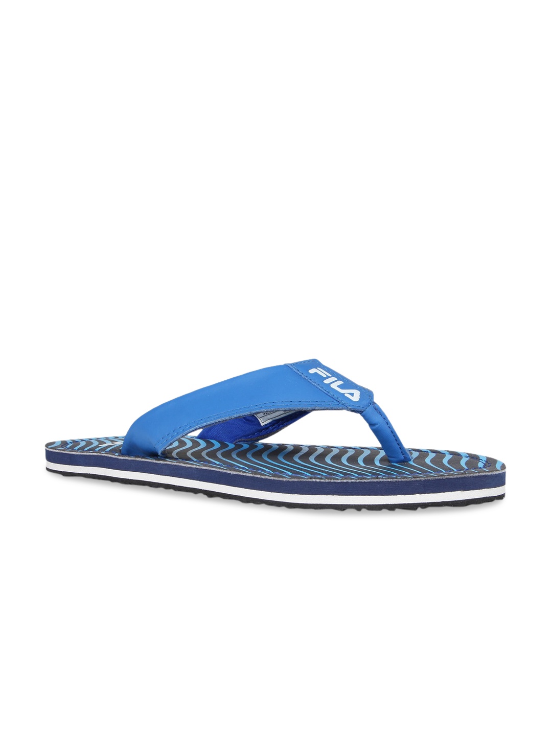 

FILA Men Blue Printed Thong Flip-Flops