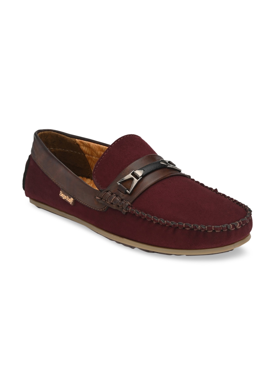 

Eego Italy Men Loafers Casual Shoes, Maroon
