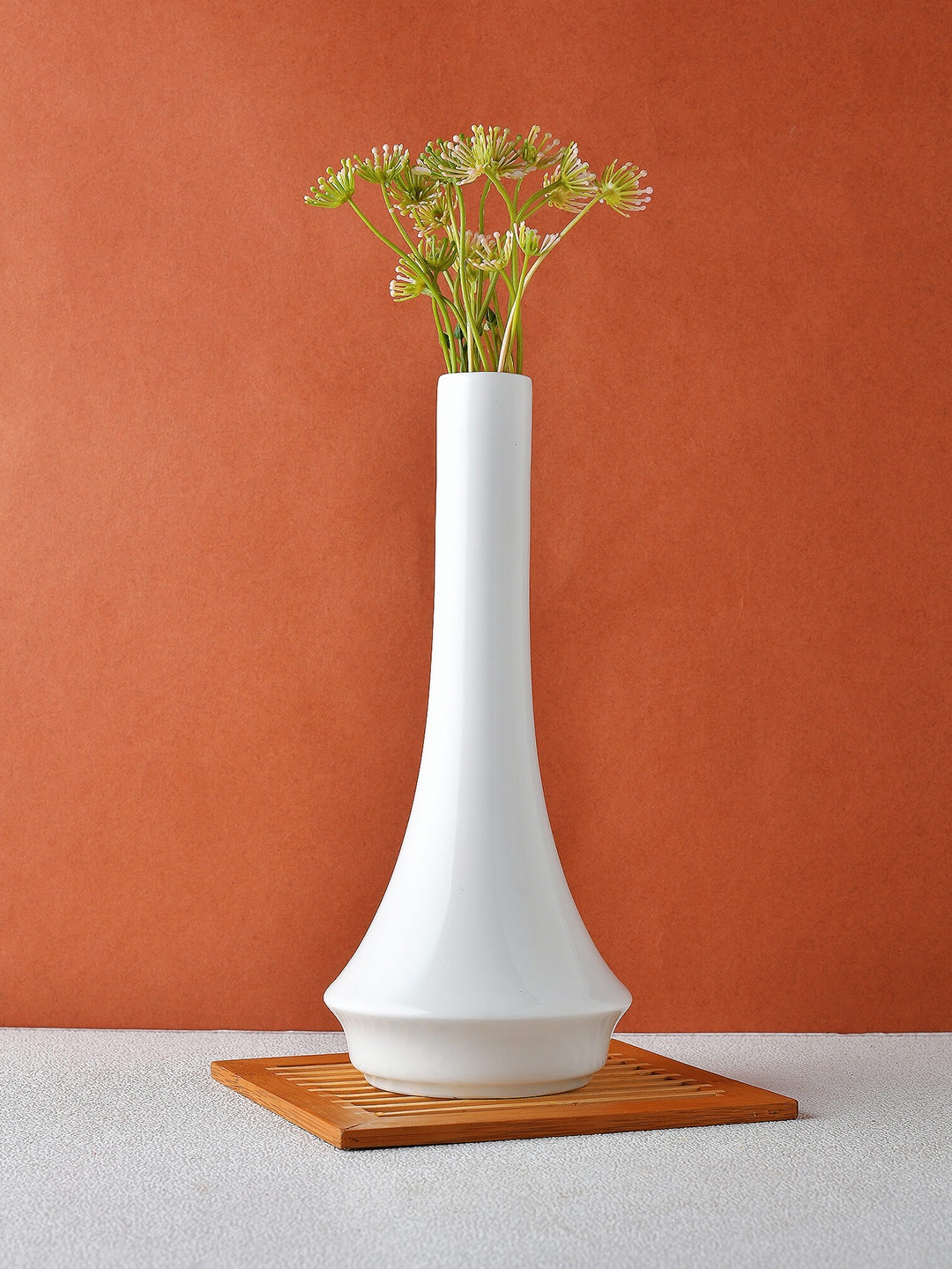 

Ariane White Porcelain Flower Vase