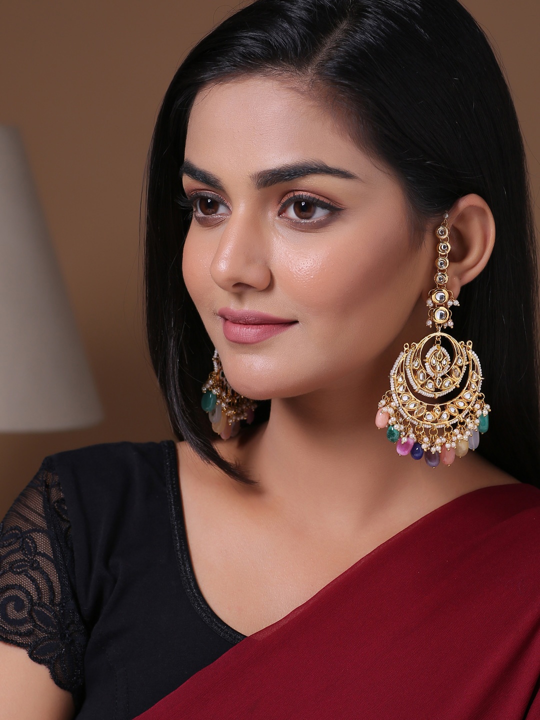 

Shoshaa Gold Plated Handcrafted Classic Chandbalis