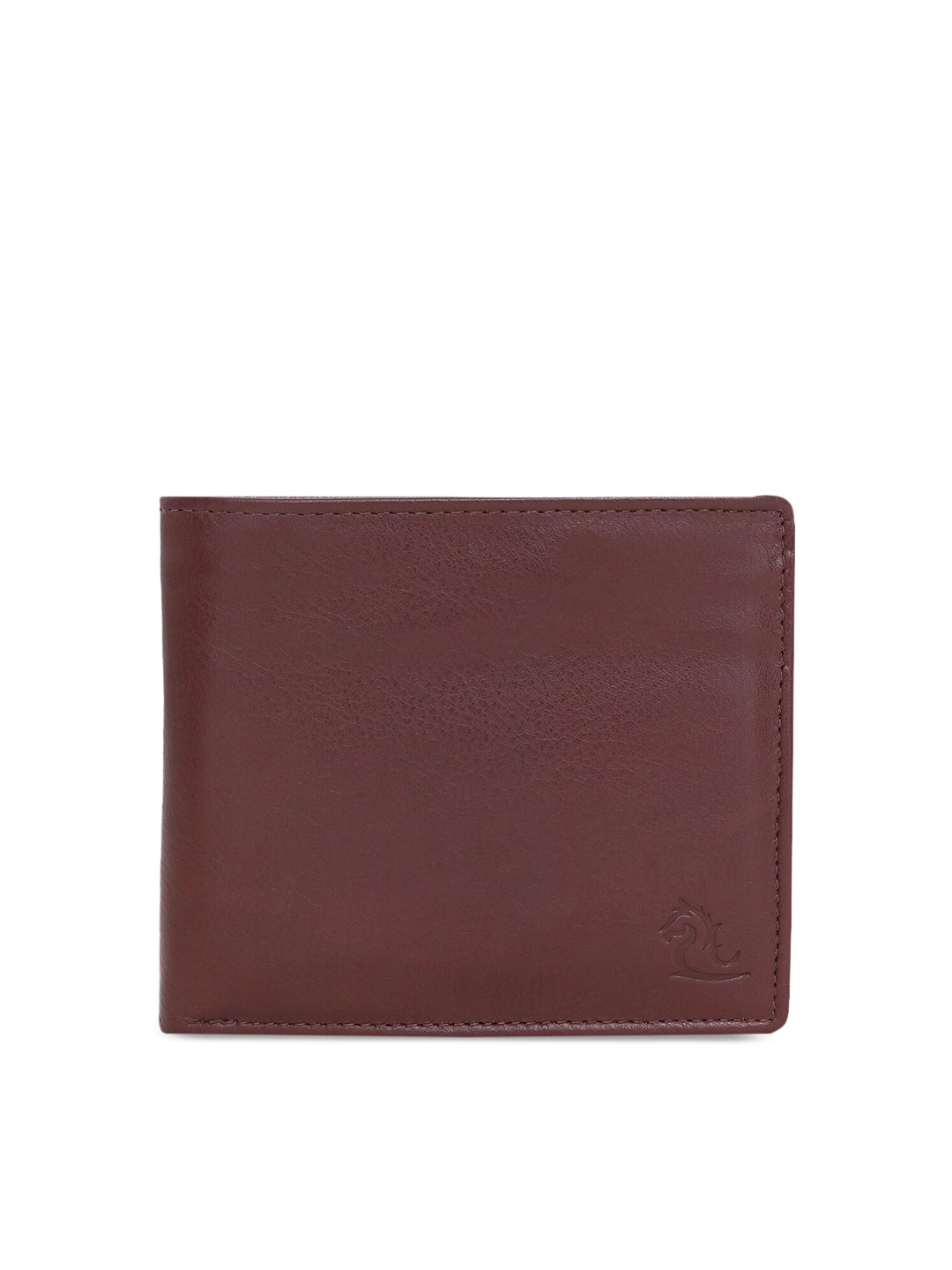 

Kara Men Brown Solid Leather Two Fold Wallet