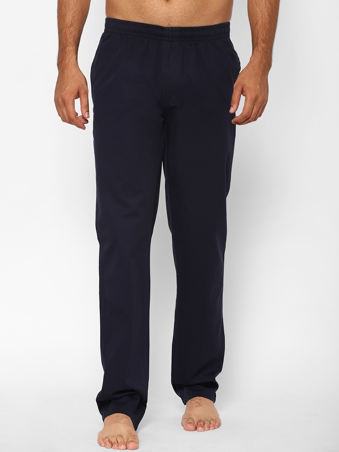 

SAPPER Men Navy Blue Solid Lounge Pants
