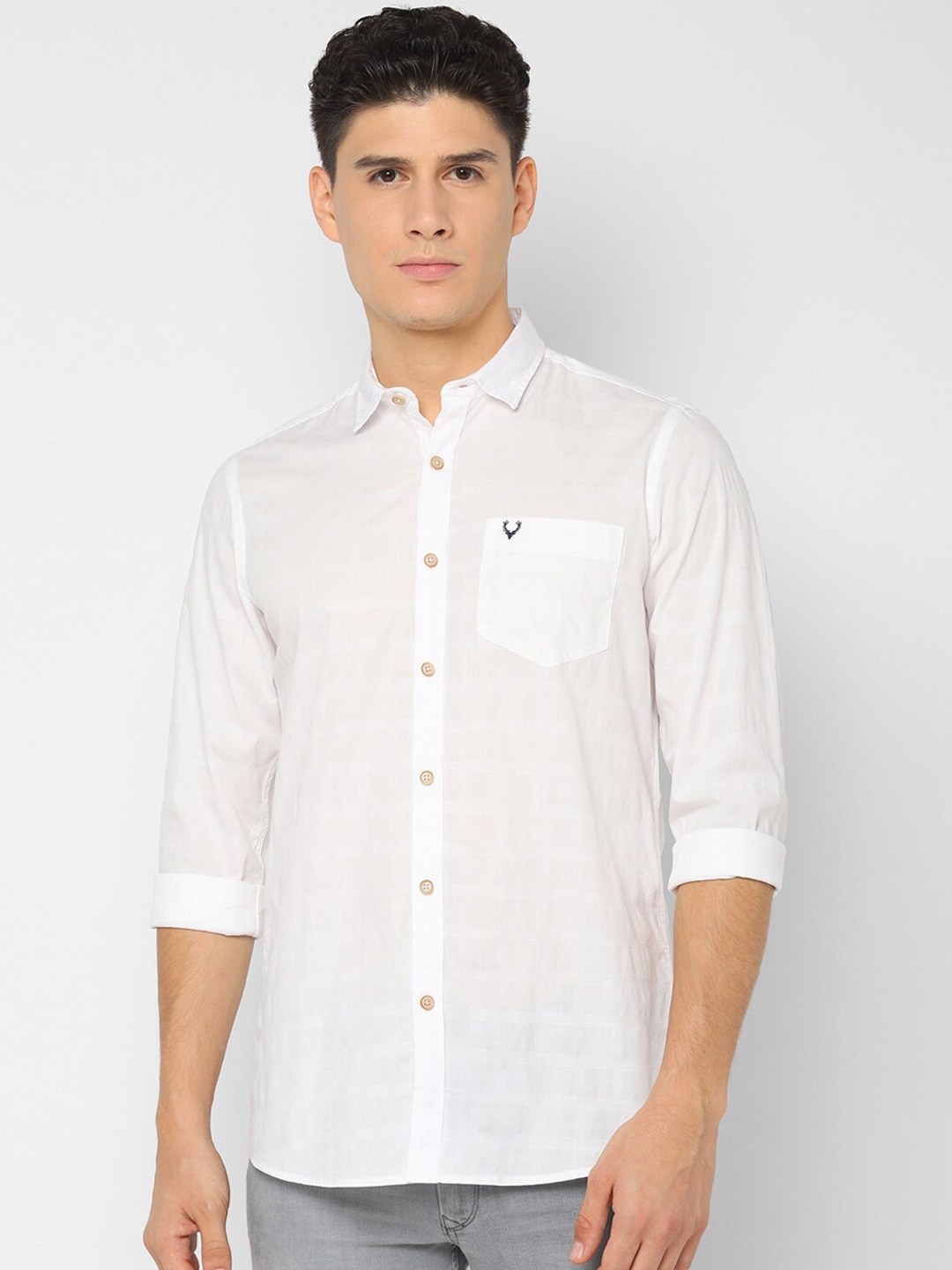

Allen Solly Sport Men White Regular Fit Solid Casual Shirt