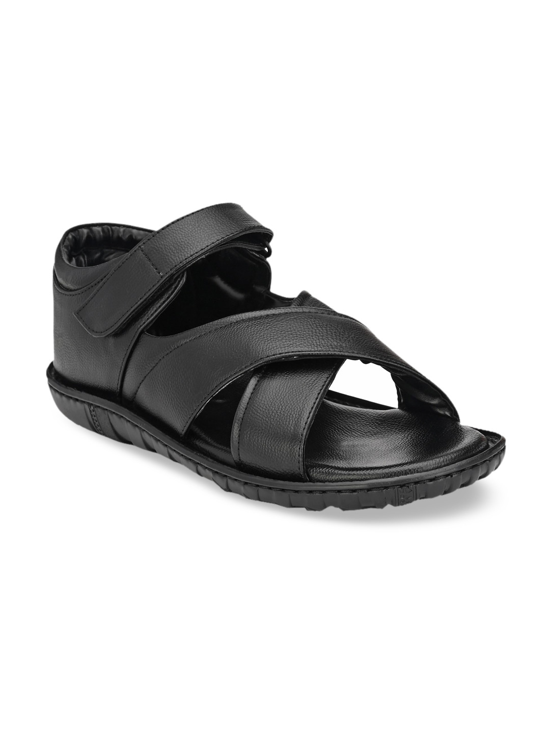 

Eego Italy Men Black Comfort Sandals
