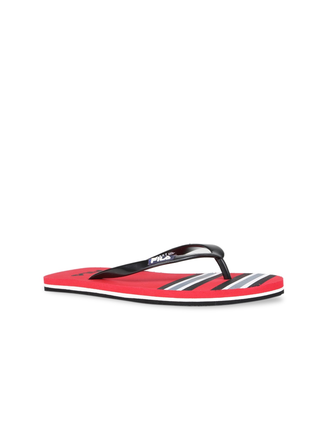 

FILA Women Red Striped Thong Flip-Flops