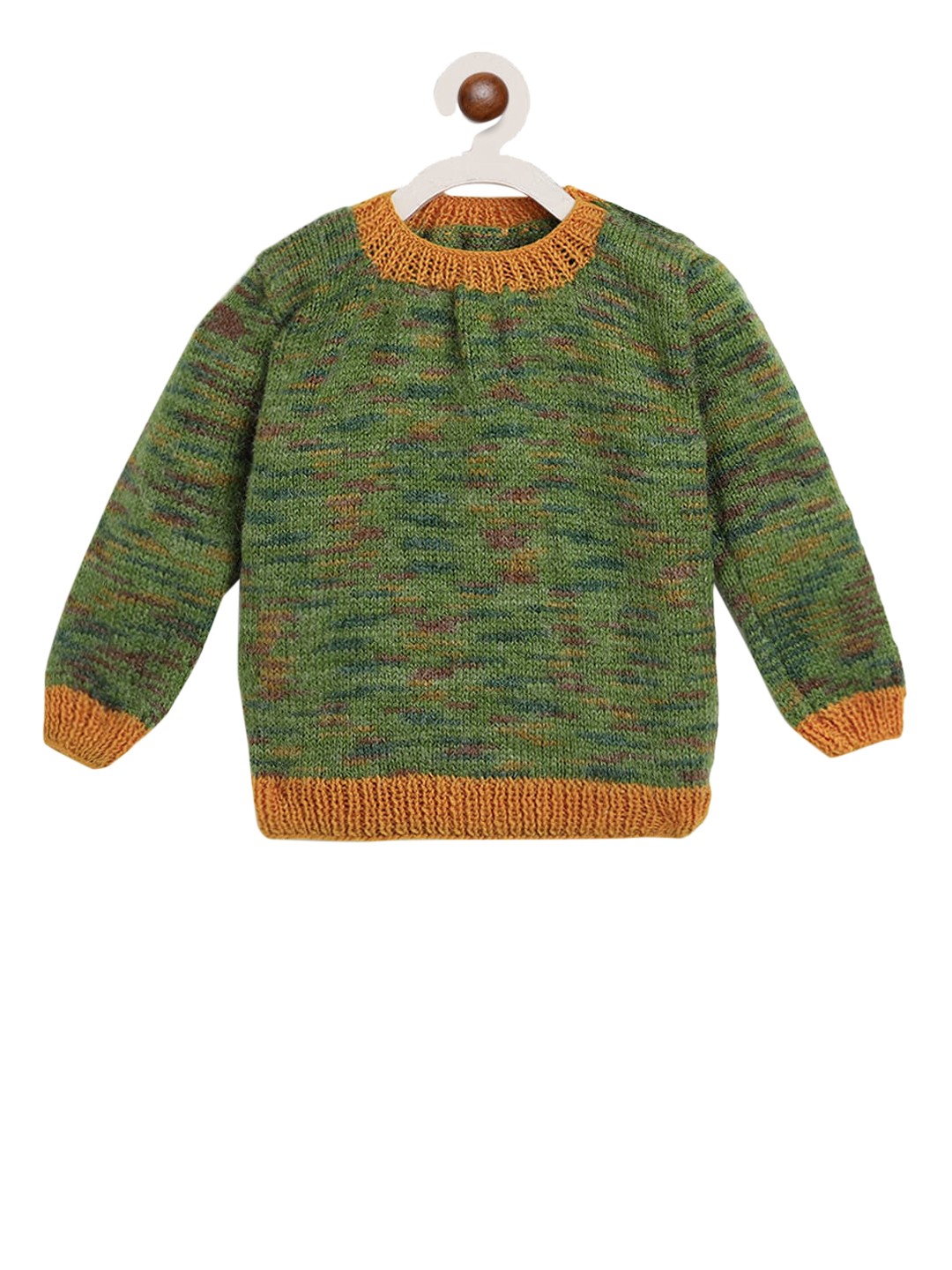 

CHUTPUT Unisex Kids Multicoloured Self Design Pullover Sweater, Multi