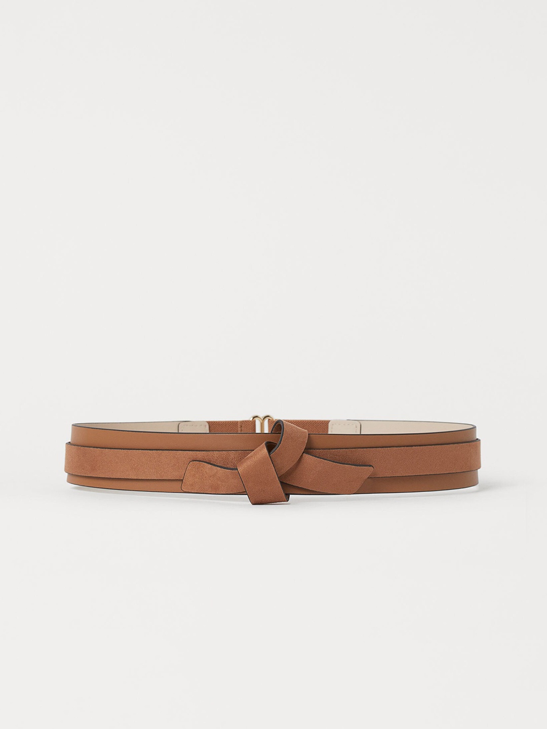

H&M Women Brown Knot Detail Waist Belt