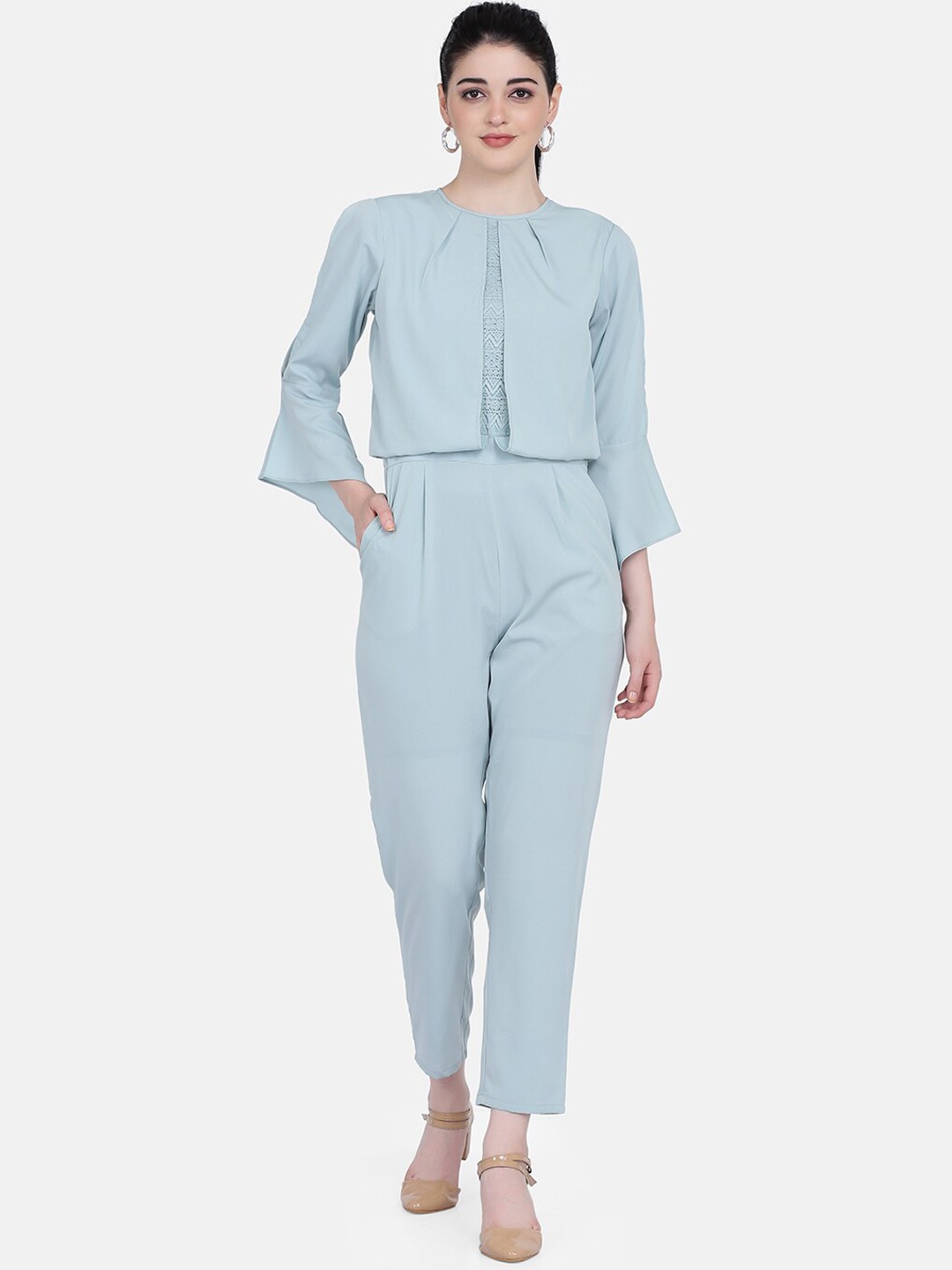 

Eavan Women Blue Solid Basic Jumpsuit