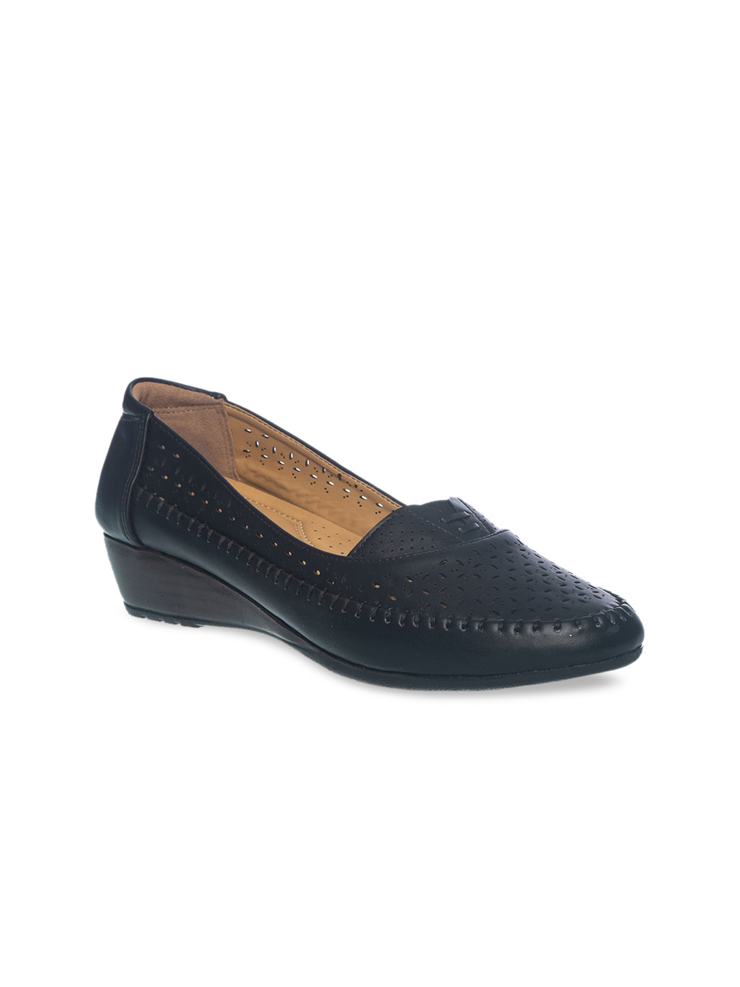 

Khadims Women Black Loafers