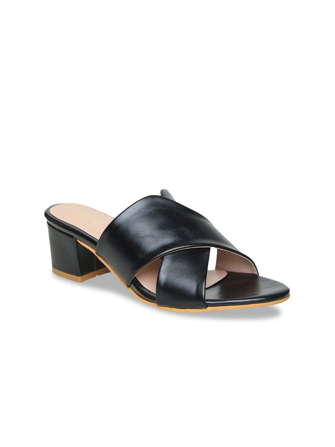 

VALIOSAA Women Black Solid Heels