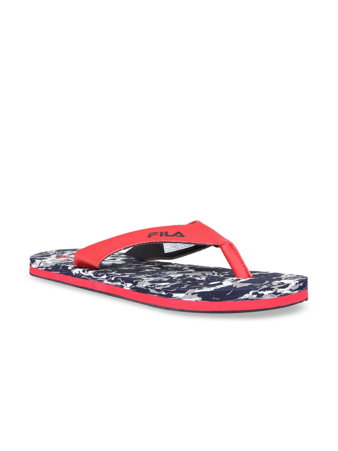 

FILA Men Grey Printed Thong Flip-Flops