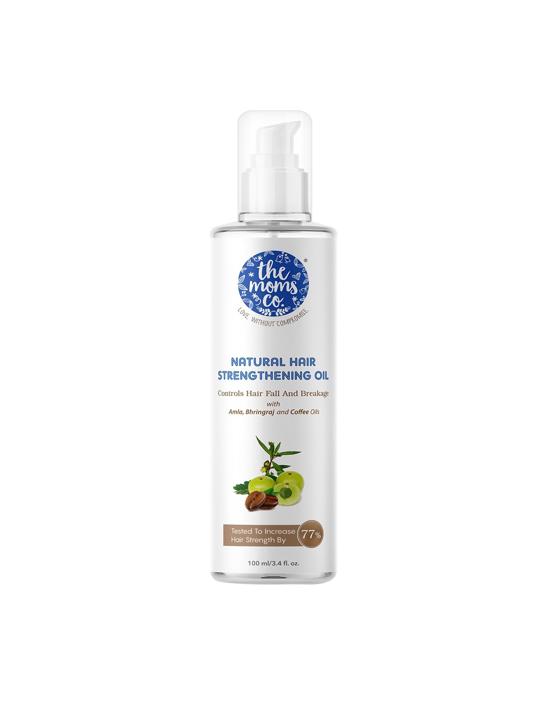 

The Moms Co. Natural Hair Strengthening Oil 100 ml, White