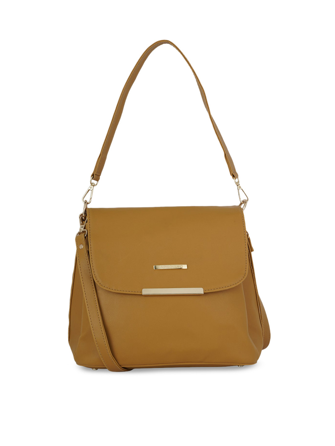 

Lapis O Lupo Mustard Yellow Solid Sling Bag