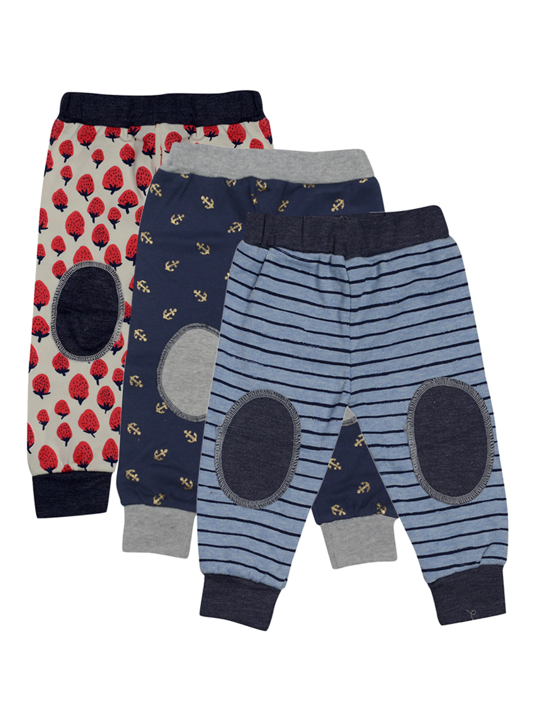 

TINY HUG Infant Boys Pack Of 4 Assorted Slim-Fit Joggers