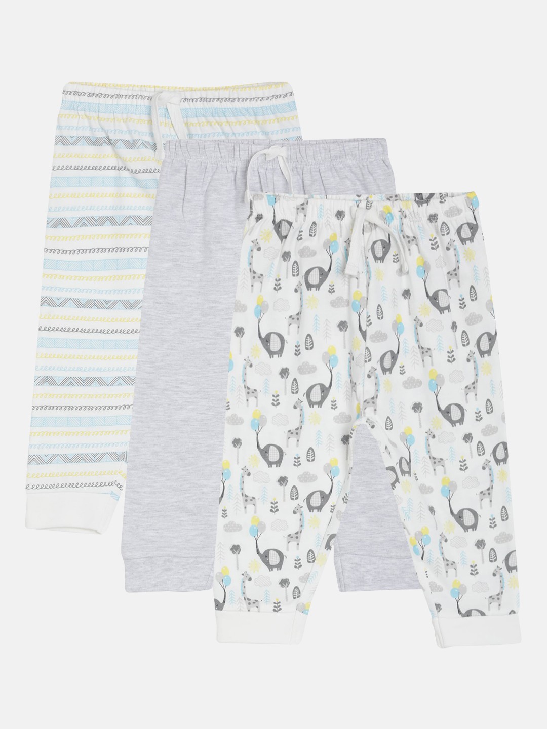 

MINI KLUB Boys Pack Of 3 Track Pants, White