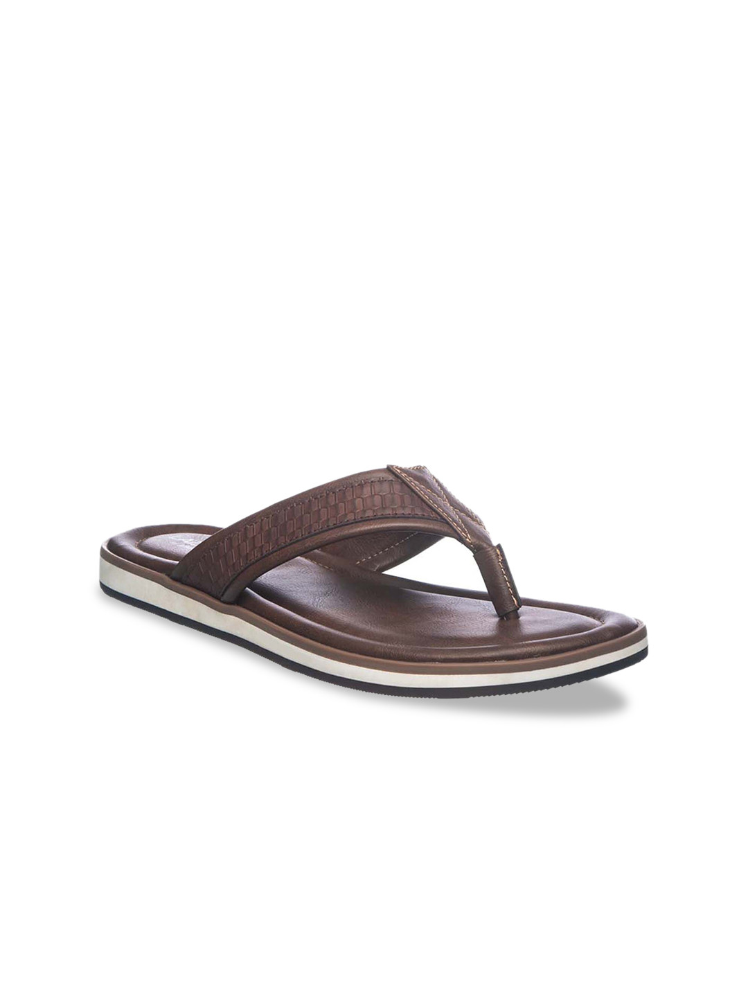 

Khadims Men Brown Comfort Sandals