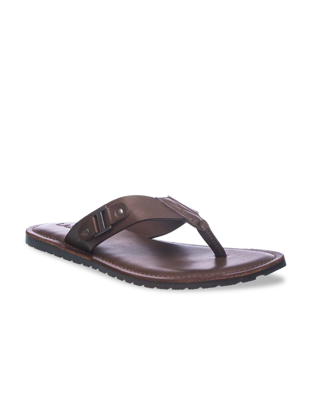 

Khadims Men Brown Comfort Sandals
