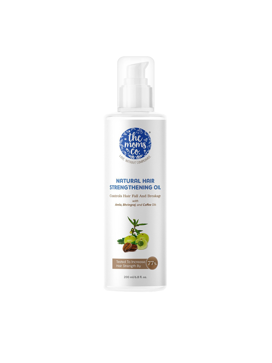 

The Moms Co. Natural Hair Strengthening Oil 200 ml, White