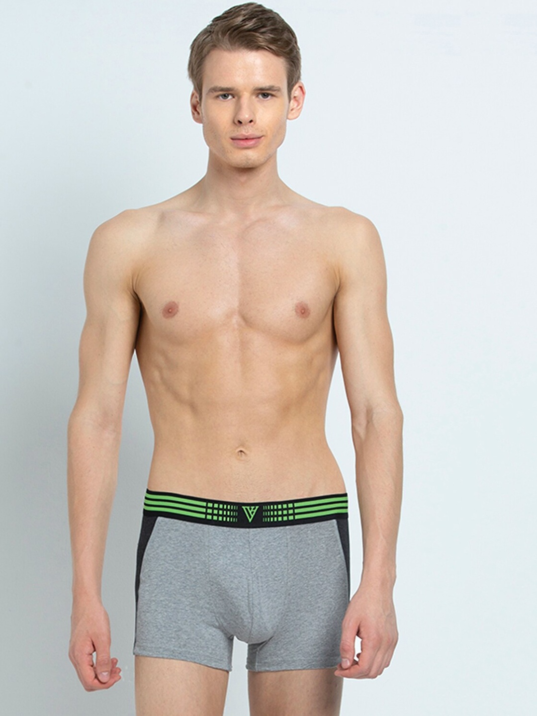 

Van Heusen Men Antibacterial Colour Fresh Trunks IHETR1CGMA10049, Grey