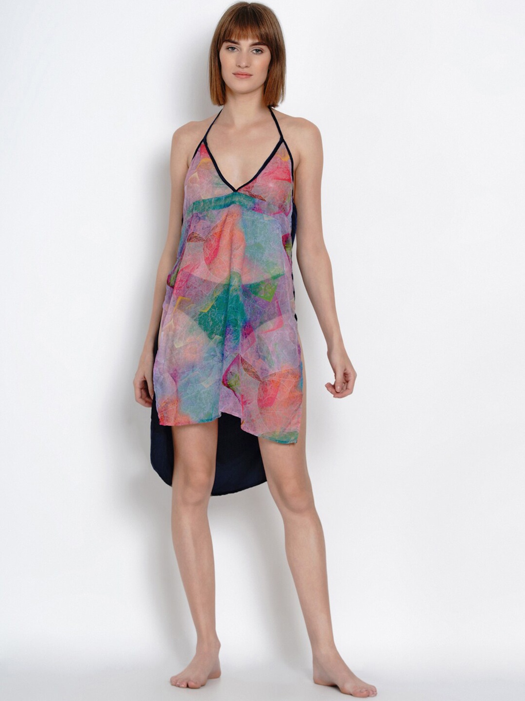 

EROTISSCH Multicoloured Printed Baby Doll, Multi