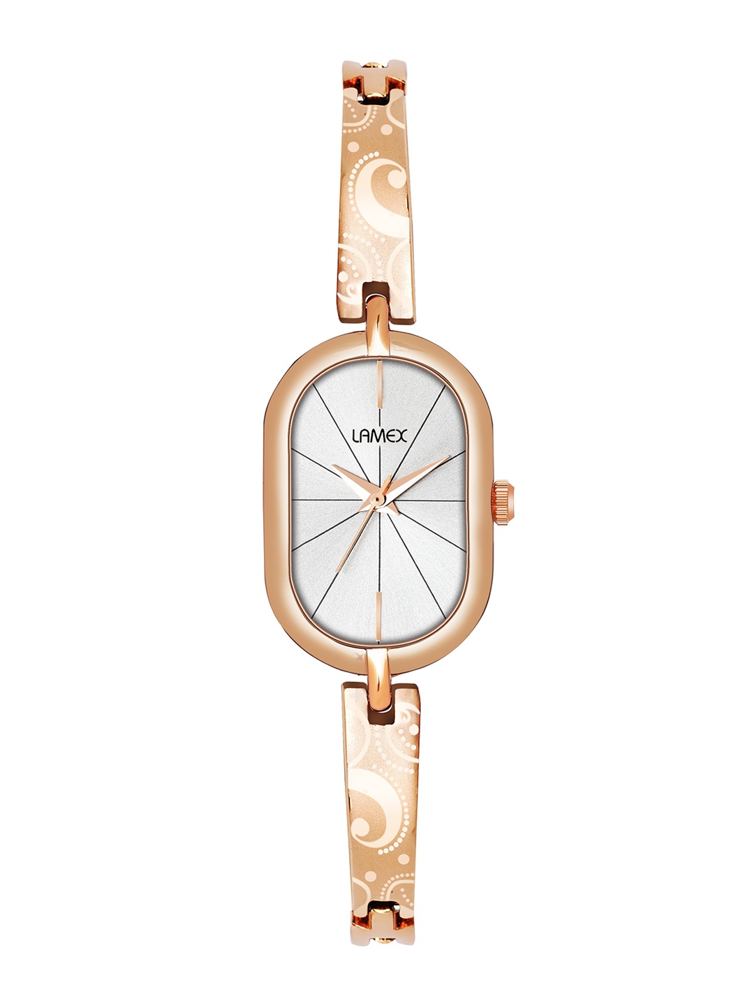 

LAMEX Women Rose Gold Analogue Watch MILANODLX-7700-RG-SS