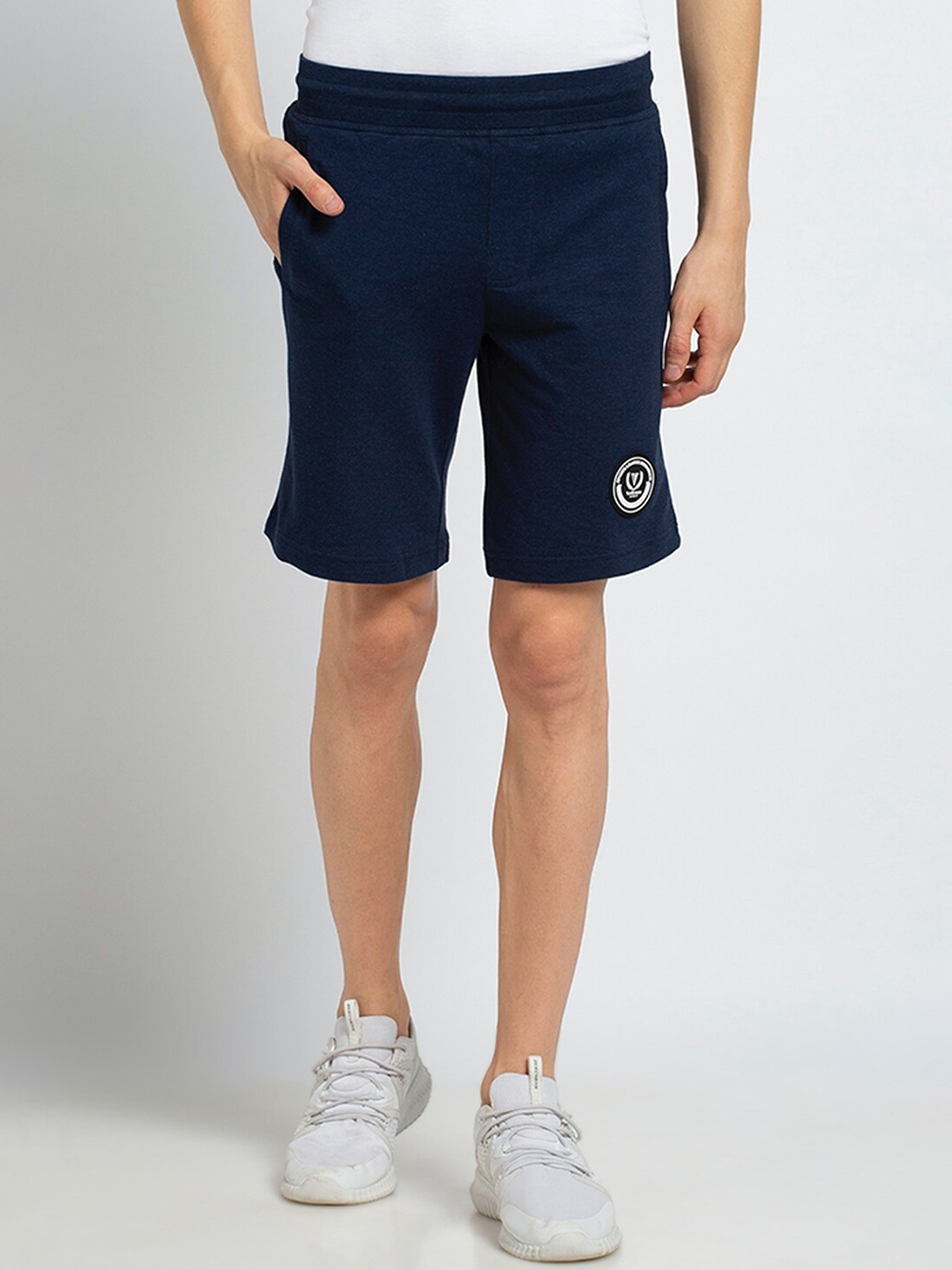 

Van Heusen Men Smart Tech Easy Stain Release Knit Shorts, Navy blue