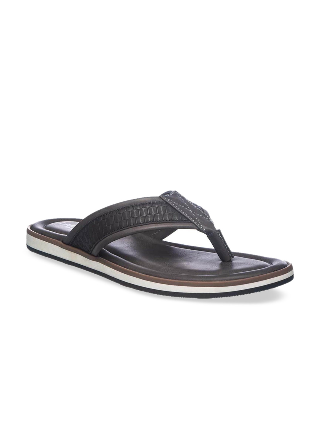 

Khadims Men Grey Comfort Sandals