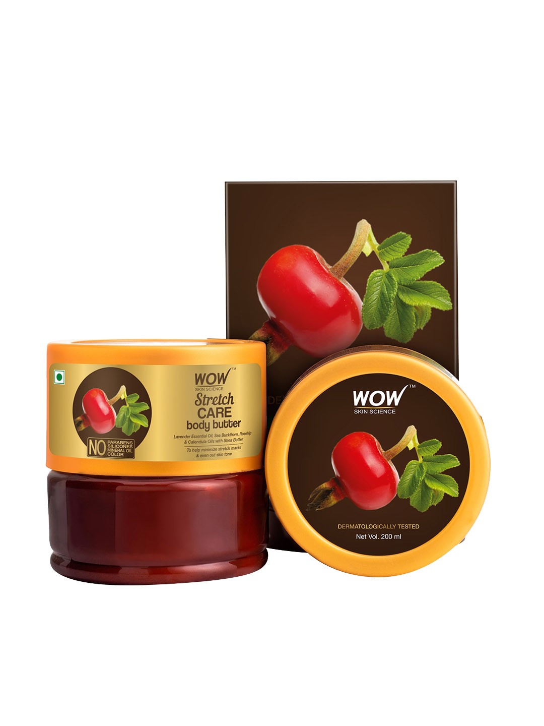 

WOW Skin Science Stretch Care Body Butter 200 ml, Brown