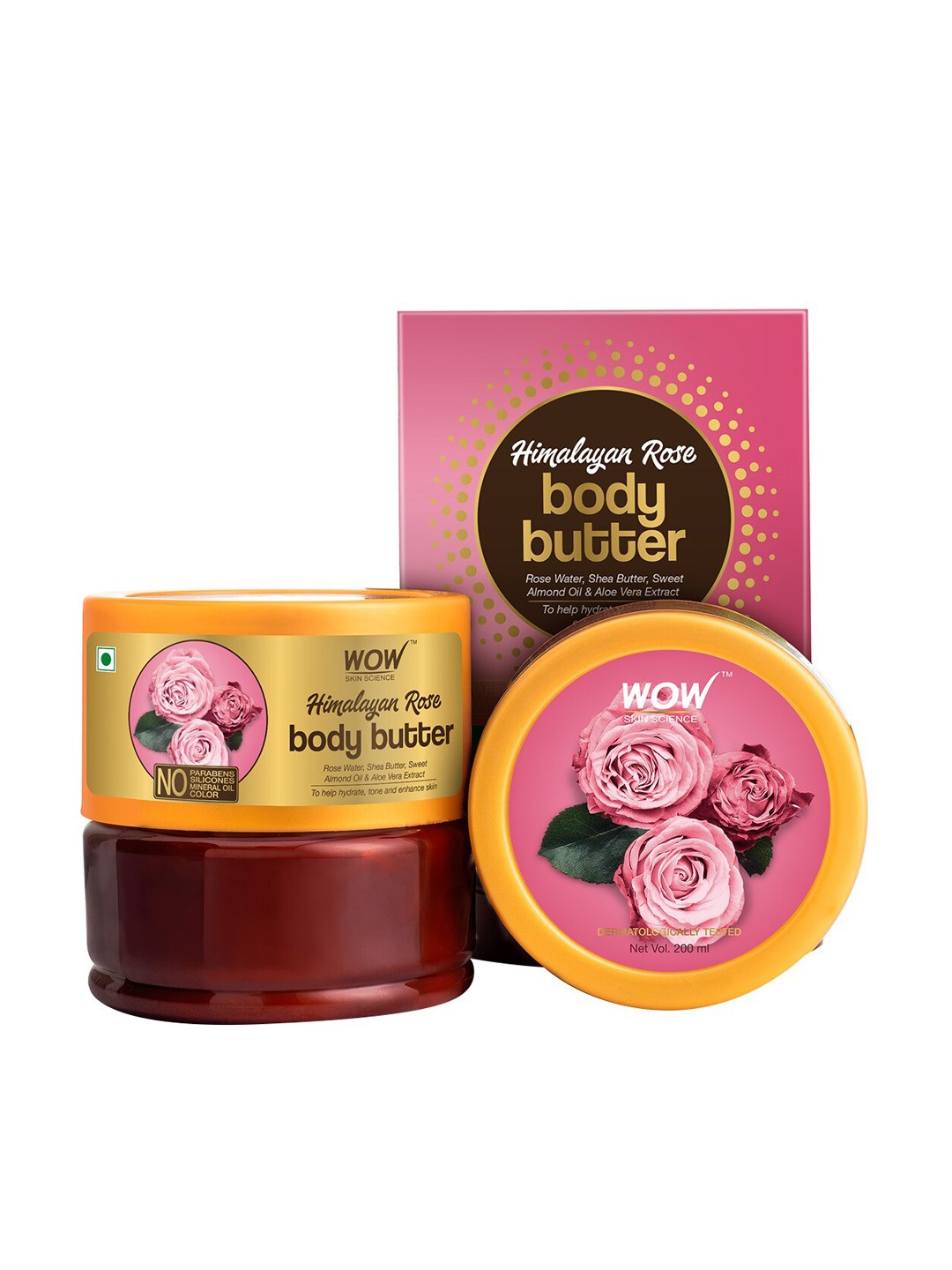 

WOW Skin Science Himalayan Rose Body Butter 200 ml, Pink