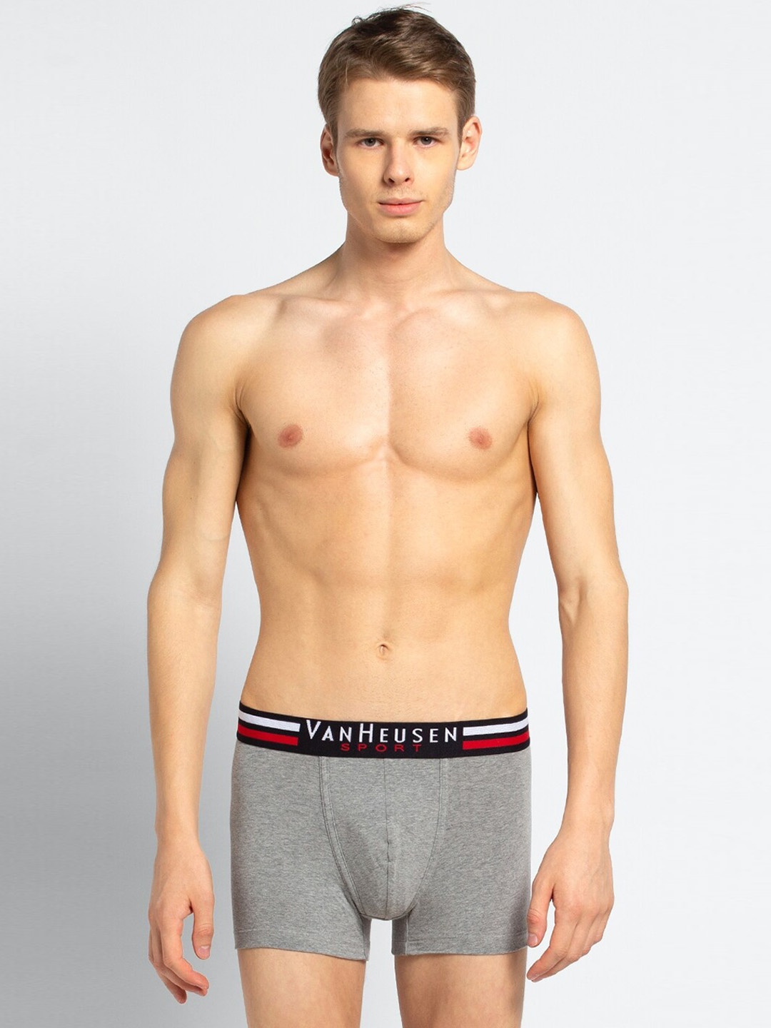 

Van Heusen Men Plush Back Ultra Soft Trunks IHETR1VSGM70006, Grey