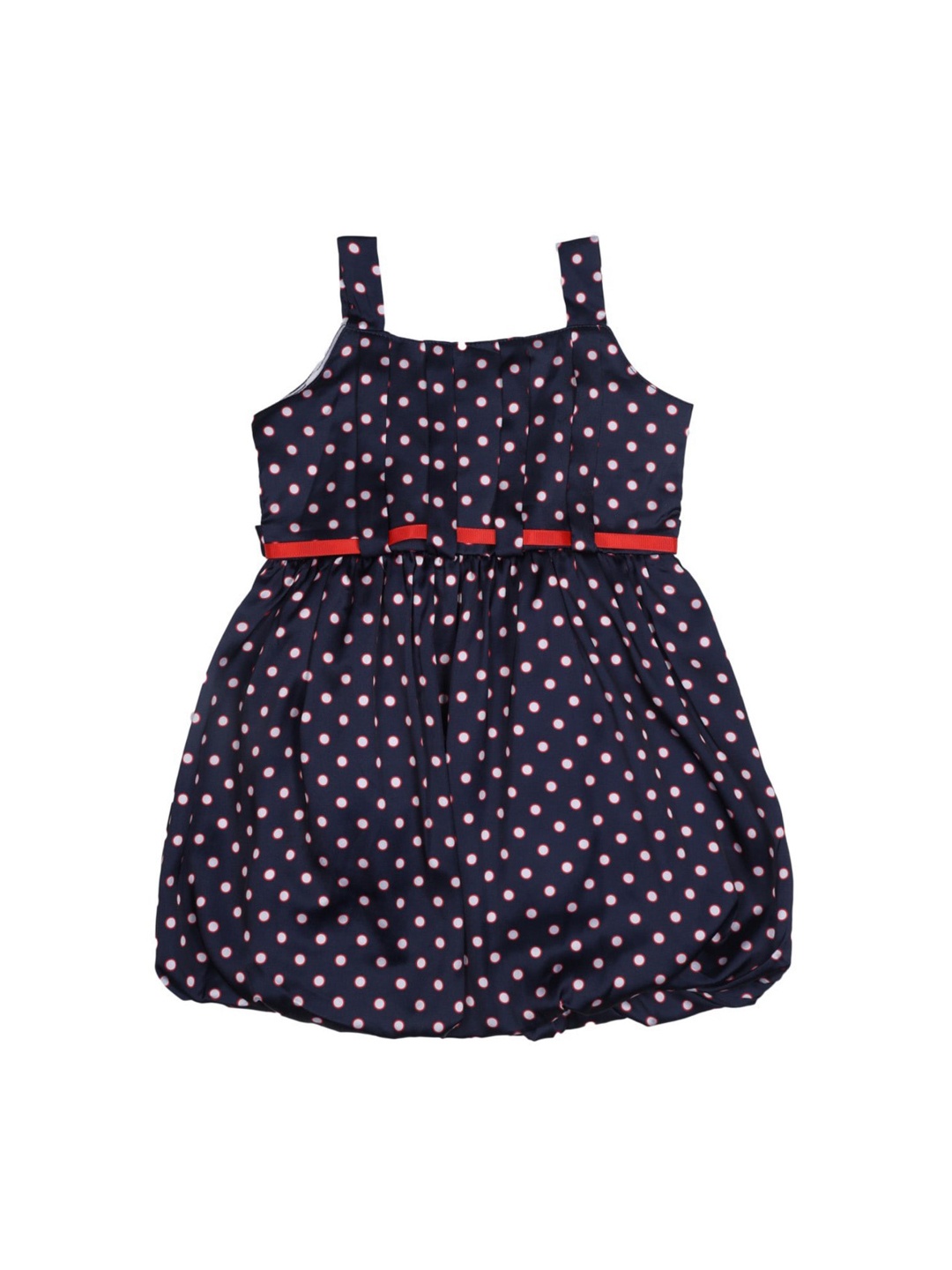 

Doodle Girls Navy Blue Printed Balloon Dress