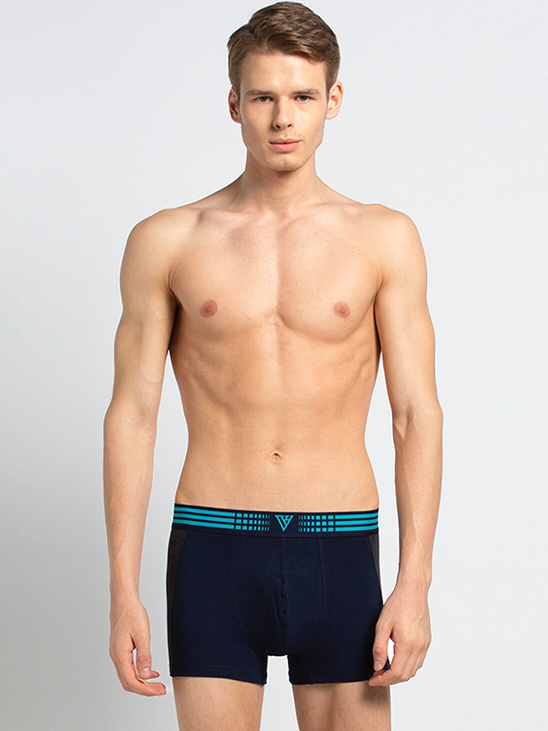 

Van Heusen Men Navy Blue Solid Antibacterial Colour Fresh Trunks IHETR1CDNA10049